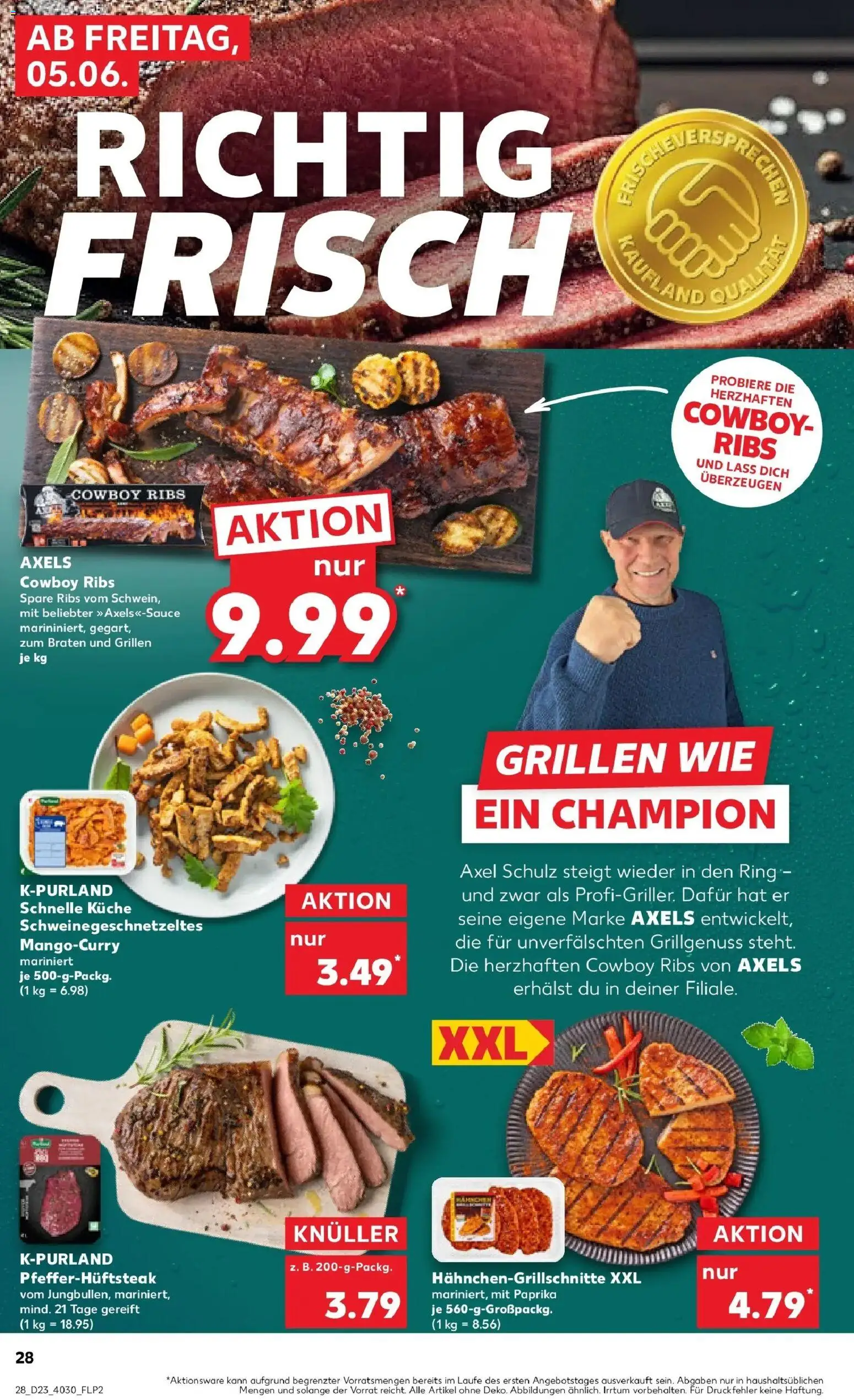 Kaufland Prospekt Backnang – gültig ab 01.06.2026 | Seite: 35 | Produkte: Küche, Spare ribs, Paprika, Steak