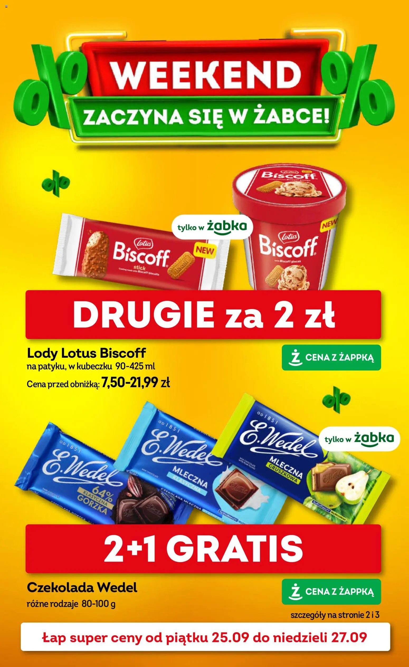 Żabka gazetka - Weekendowe promocje od 25.09.2026 | Strona: 1