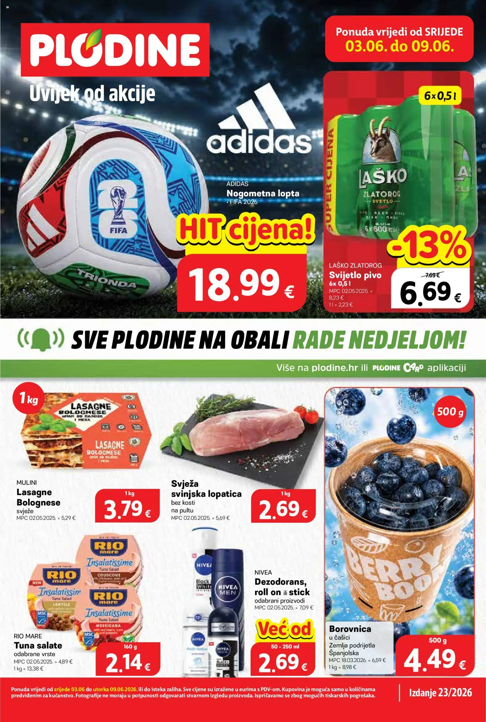 Plodine katalog | vrijedi od 03.06.2026 | Stranica: 1