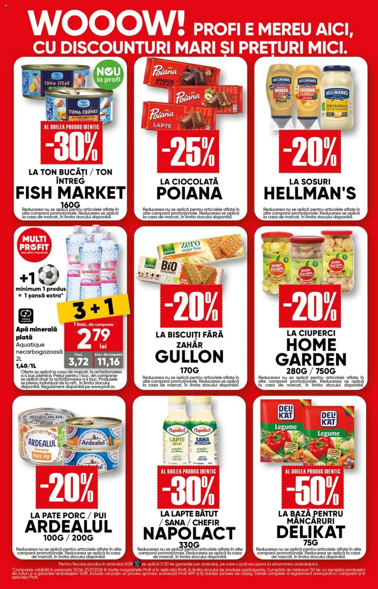 Noul catalog Profi – valabil de la 24.06.2026 | Pagină: 7 | Produse: Masaüstü kılıfı, Lapte, Ciocolată, Apă