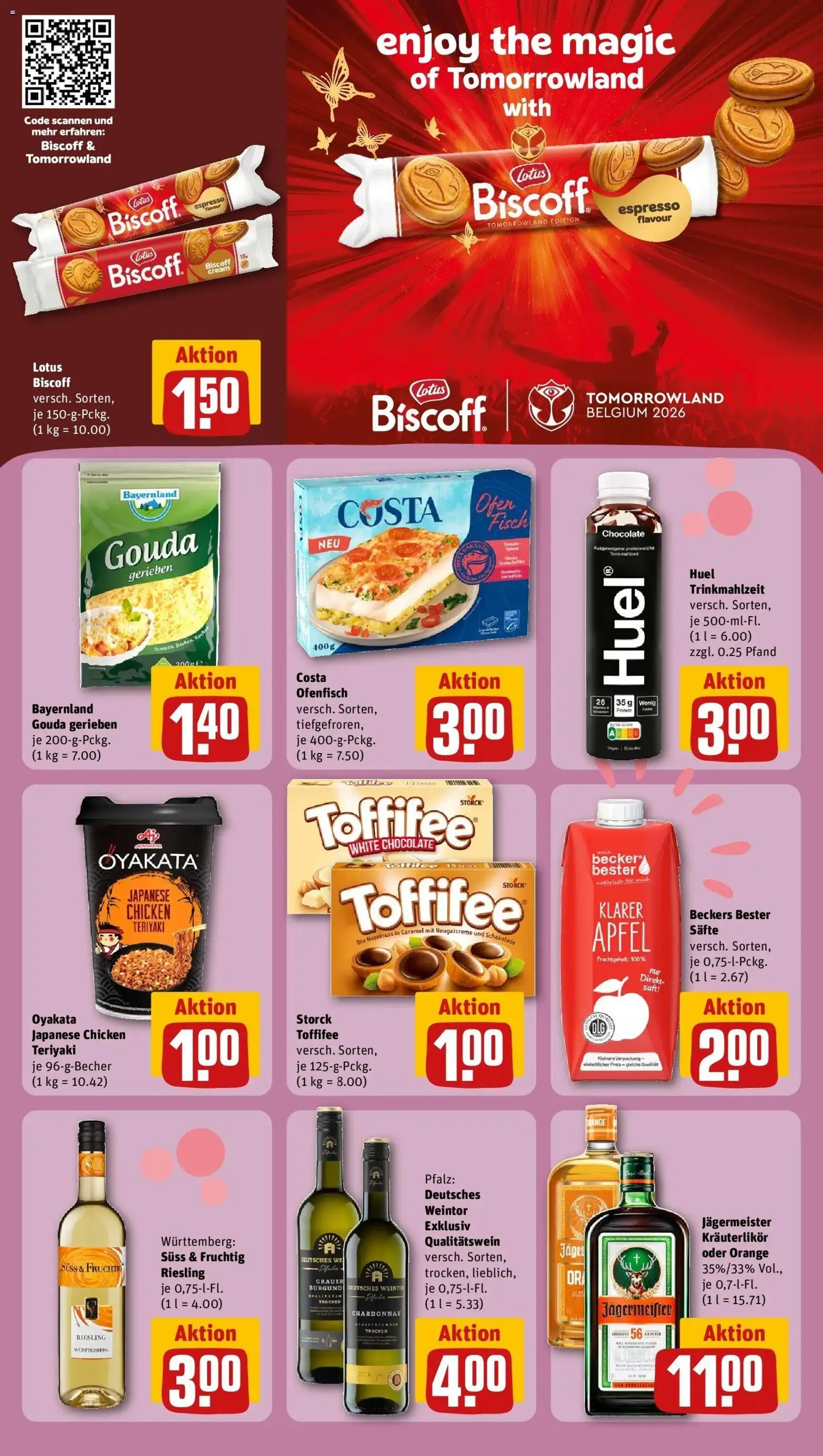 Rewe Prospekt Hagen – gültig ab 10.05.2026 | Seite: 17 | Produkte: Gouda, Fisch, Jägermeister, Toffifee