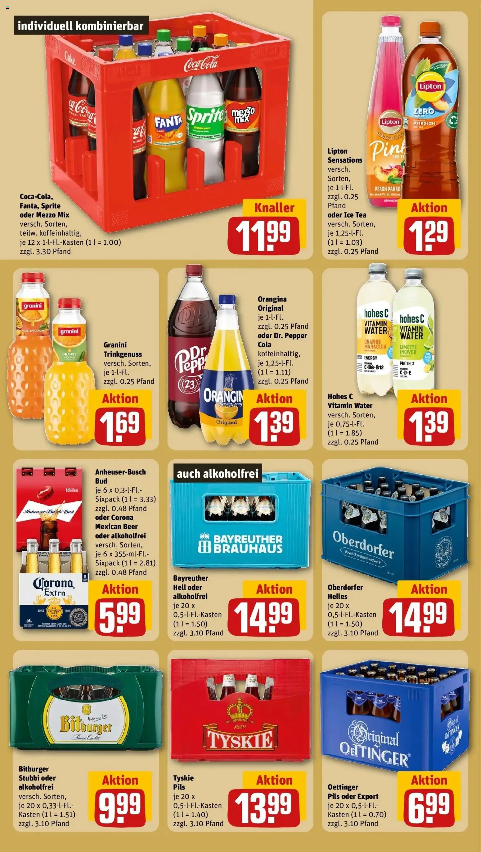REWE Prospekt ab 28.09.2026 zum Blättern » Angebote | Seite: 24 | Produkte: Tyskie, Fanta, Energy, Granini