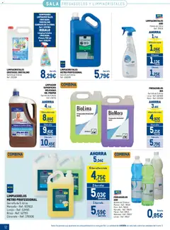 Vista previa Makro Limpieza válido desde el 07/09/2026 | Página: 12 | Productos: Lima, Limpiacristales, Limón, Manzana