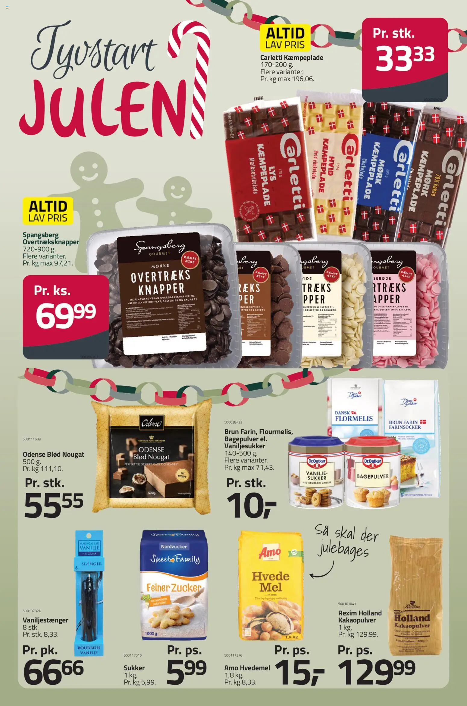 Fleggaard tilbudsavis – gyldig fra 02/09/2026 | Side: 16 | Produkter: Vaniljestænger, Flormelis, Sukker, Nougat