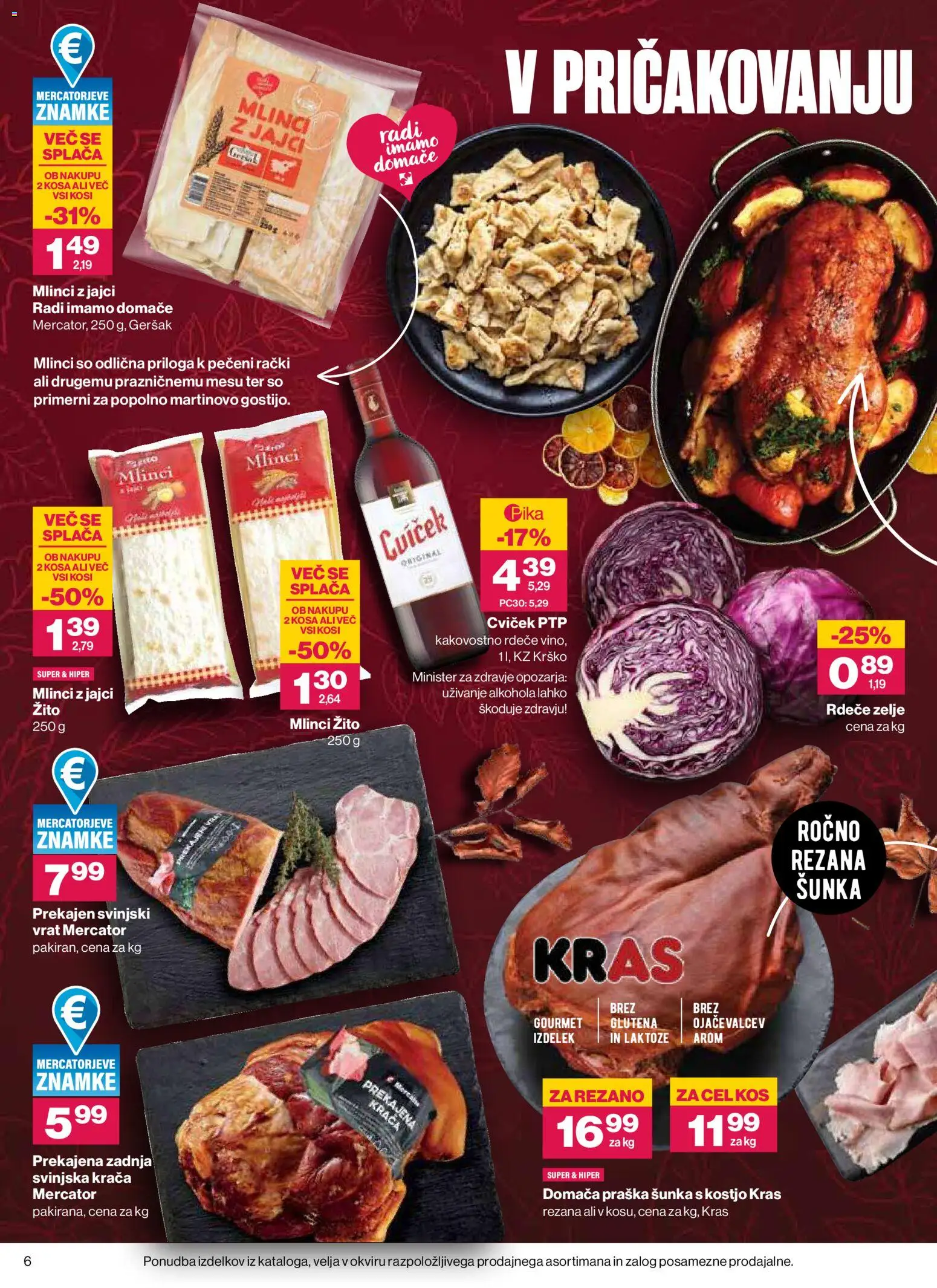 Novi Mercator katalog ponudbe – veljaven od 29.10.2026 | Stran: 6