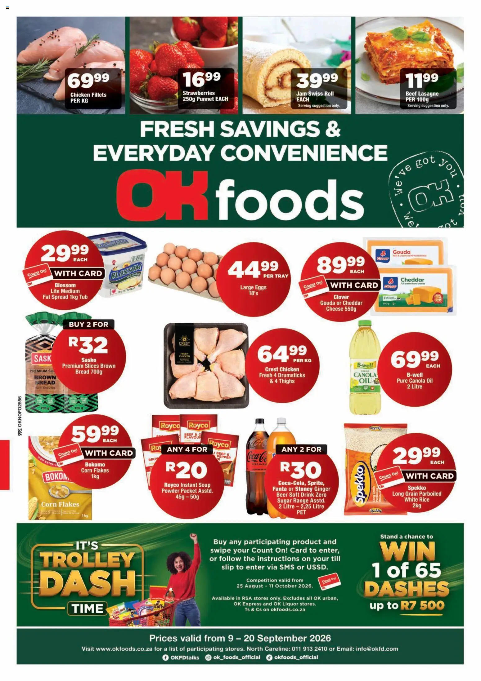 New OK Foods catalogue – valid from 09/09/2026 | Page: 1