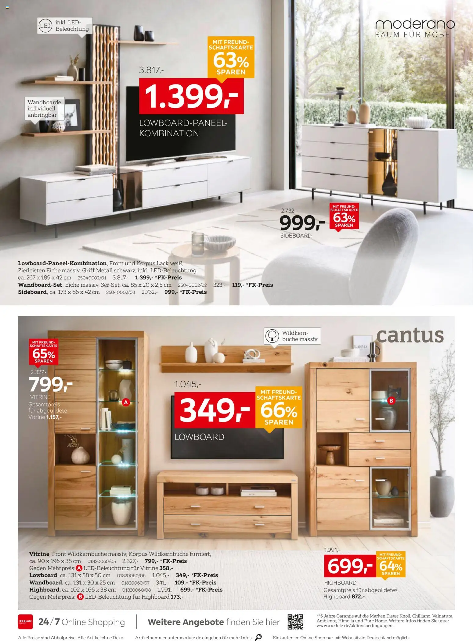 XXXLutz Prospekt – gültig ab 10.10.2026 | Seite: 20 | Produkte: Sideboard, Lowboard, HIghboard, Vitrine