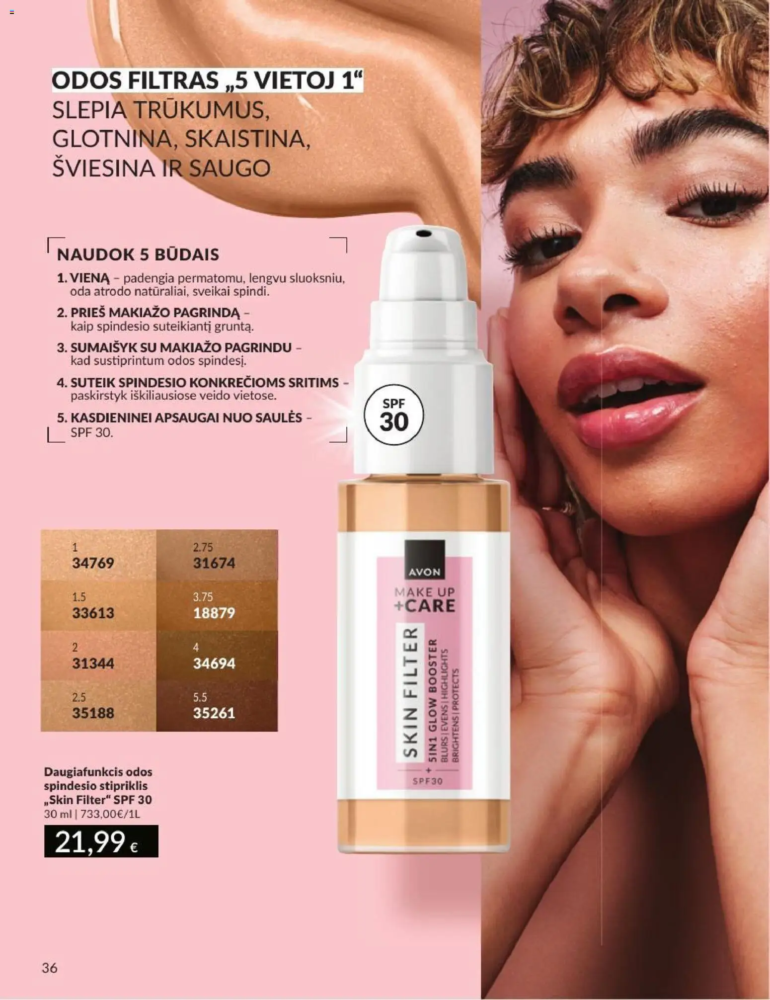 AVON akcijos nuo 2026.09.01 | Puslapis: 36