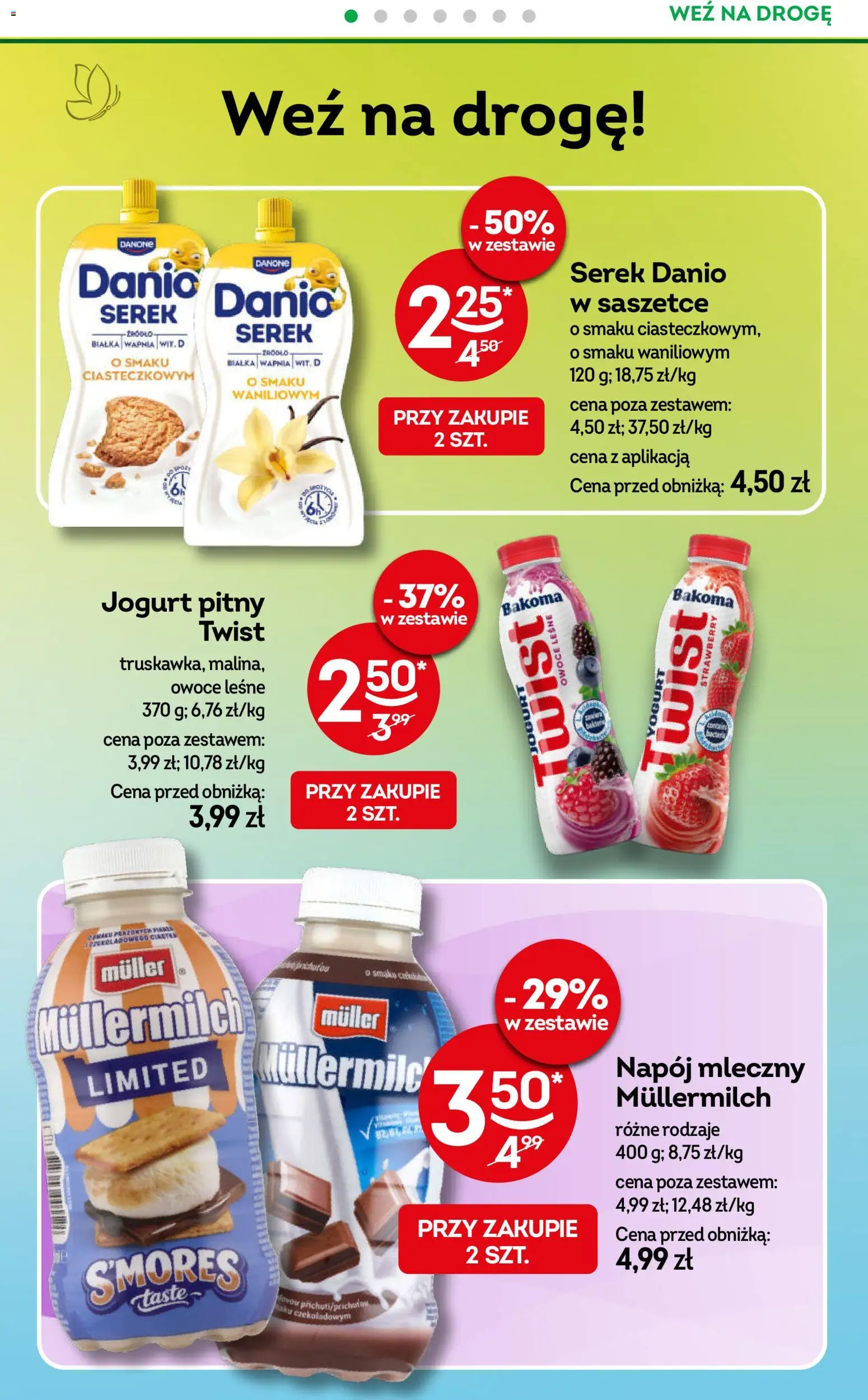 Żabka gazetka od 10.08.2026 | Strona: 70 | Produkty: Serek, Jogurt pitny, Jogurt, Owoce