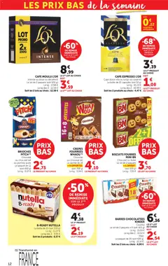 bi1 - Prévisualisation de bi1 Catalogue valide à partir de 09.06.2026 | Page: 12 | Produits: Poire, Nutella, Lait, Café
