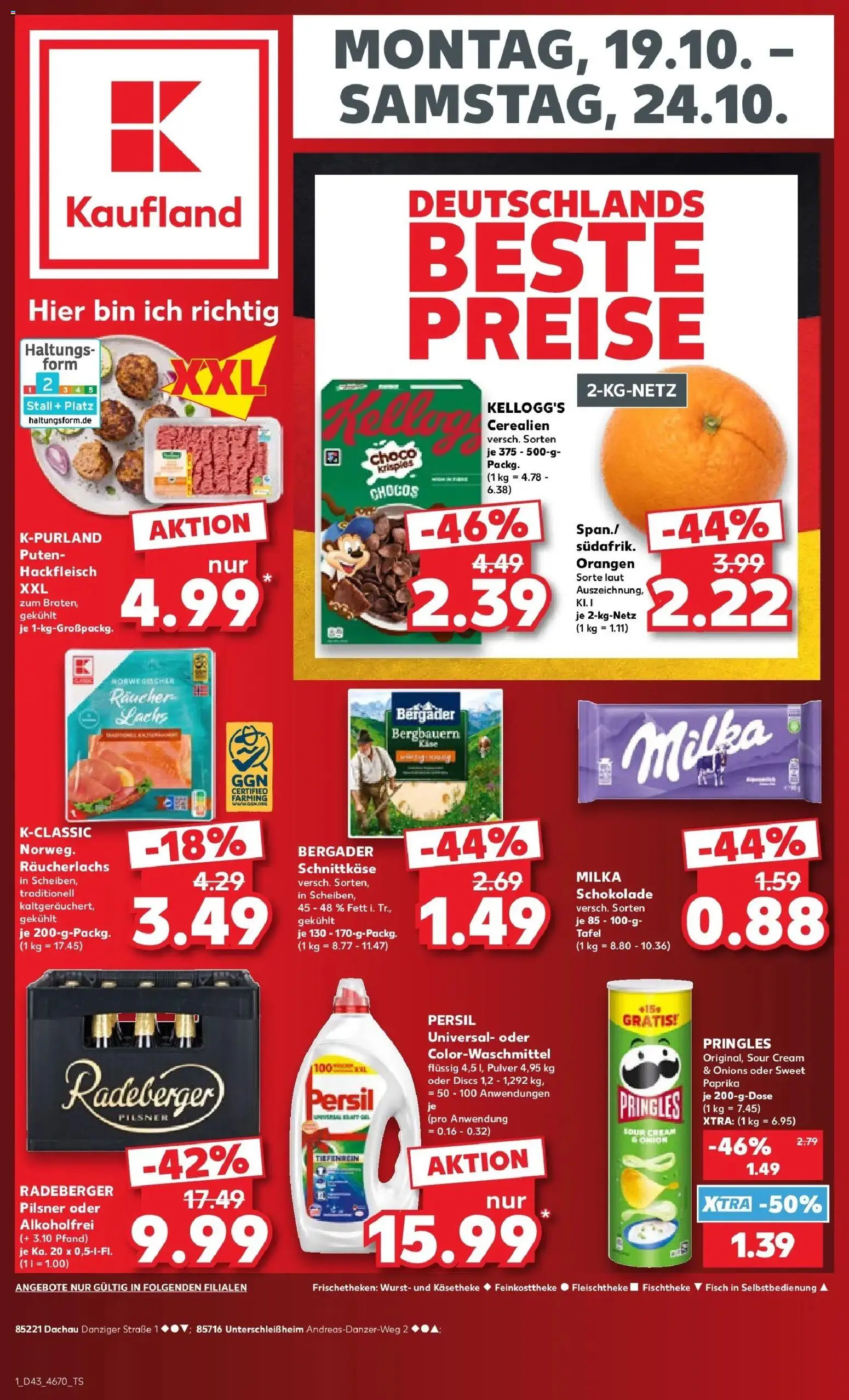 Prospekt Kaufland ab 19.10.2026 » Angebote Online zum Blättern | Seite: 5 | Produkte: Schokolade, Fisch, Lachs, Persil