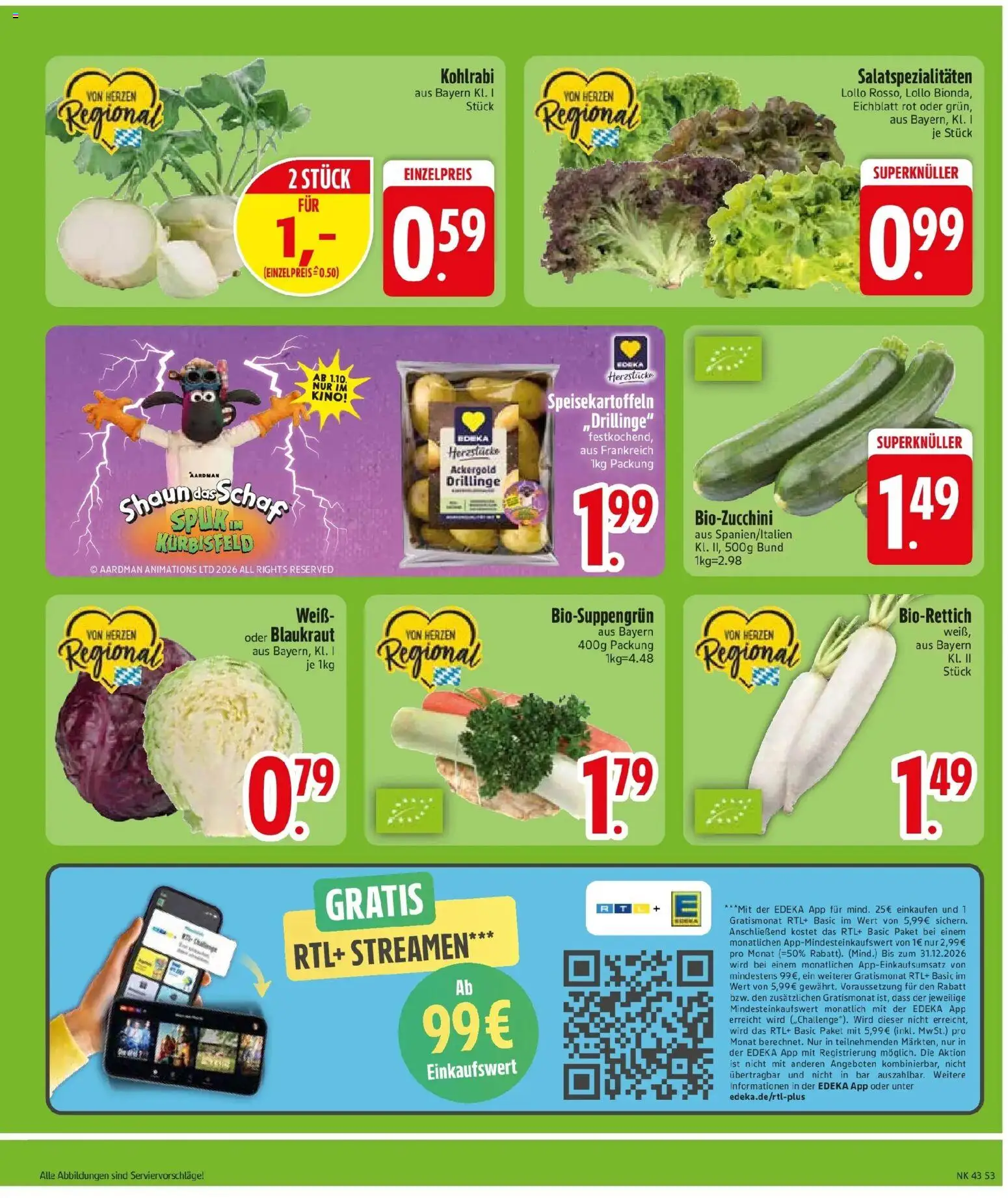 Edeka Prospekt Wemding (ab 19.10.2026) » Angebote Online | Seite: 5 | Produkte: Kohlrabi