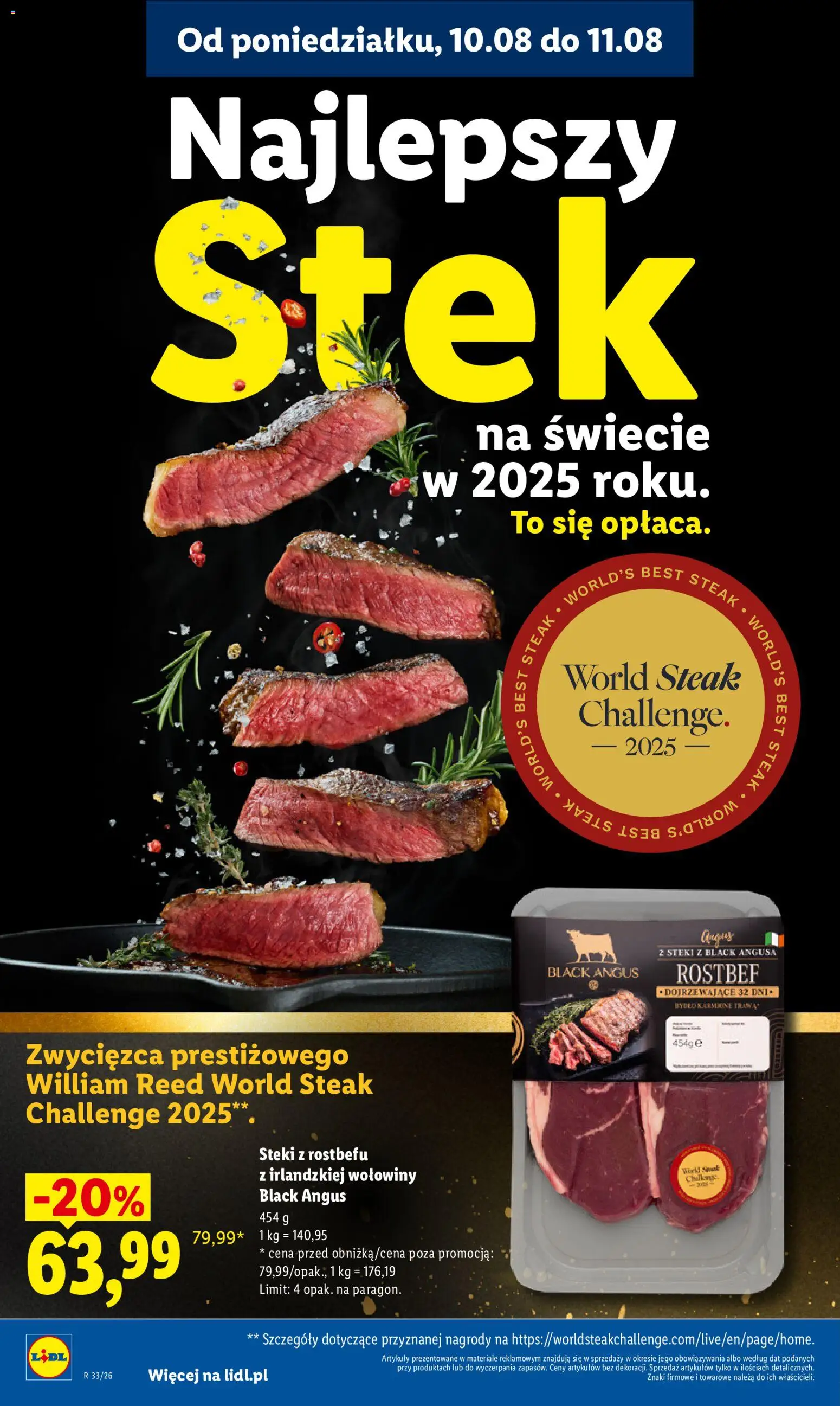 Lidl Polsko leták od 10.08.2026 | Strana: 52 | Produkty: Argus, Steak