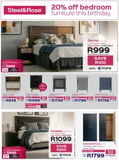 Sleepmasters specials catalogue – valid from 16.04.2026 | Page: 10 | Products: Pedestal, Headboard