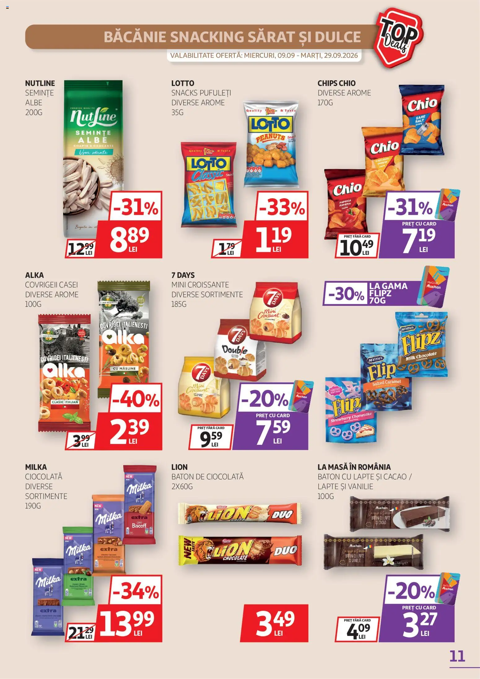 Noul catalog Auchan – valabil de la 09.09.2026 | Pagină: 11