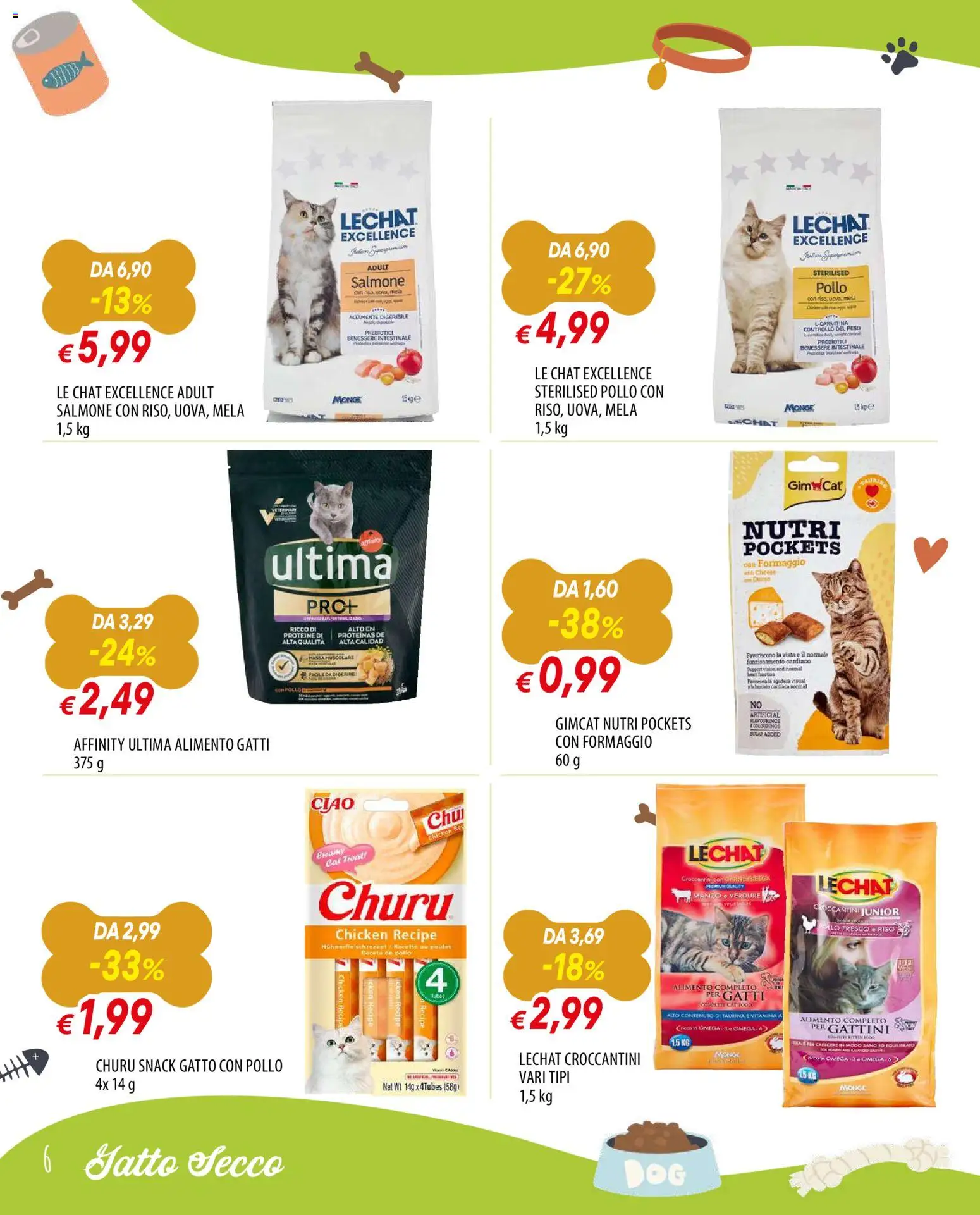 Volantino Galassia del 19/10/2026 | Pagina: 6 | Prodotti: Pollo, Salmone, Manzo, Omega 3
