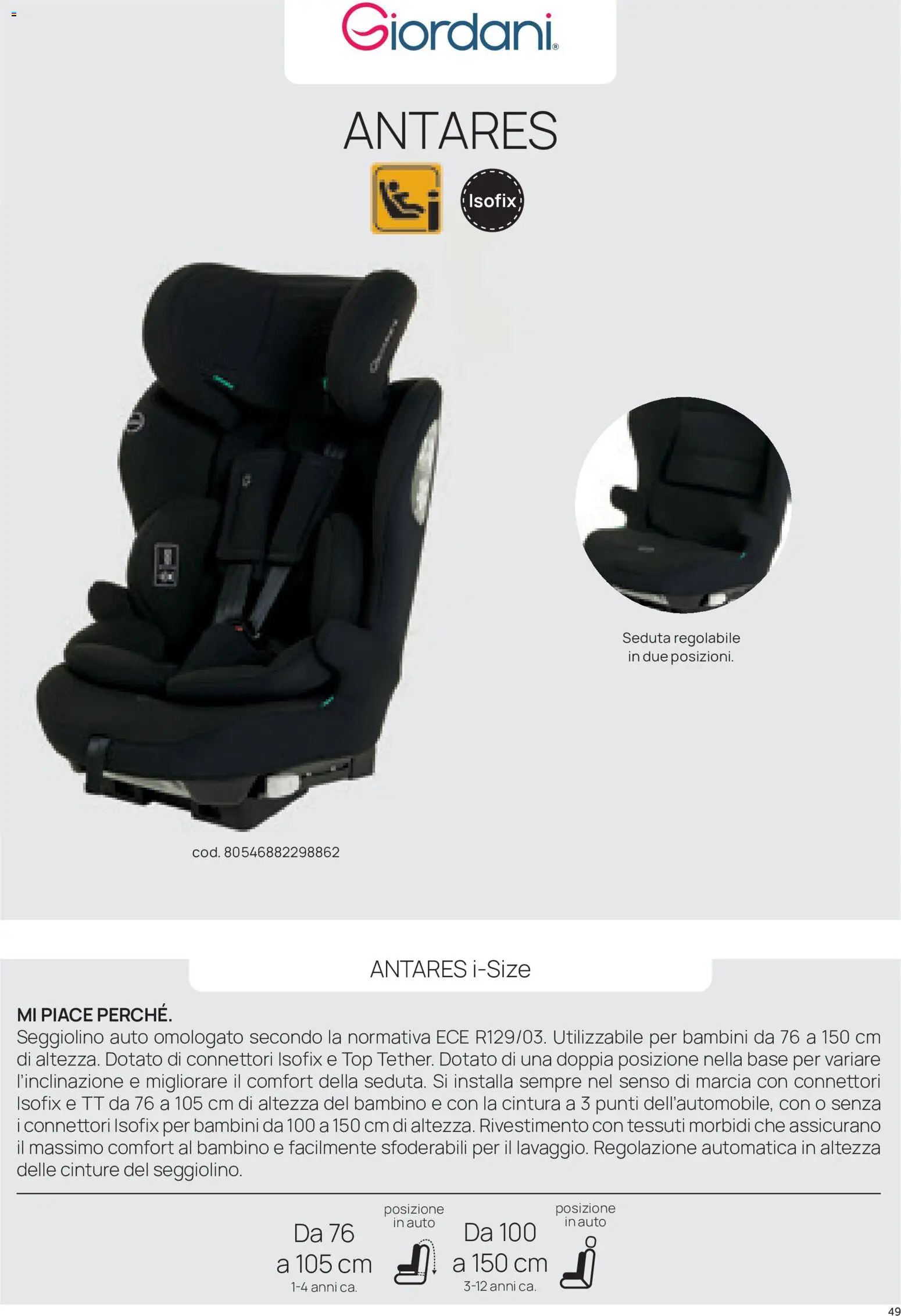 Volantino Prenatal del 16/09/2026 | Pagina: 49 | Prodotti: Top, Cintura, Seggiolino