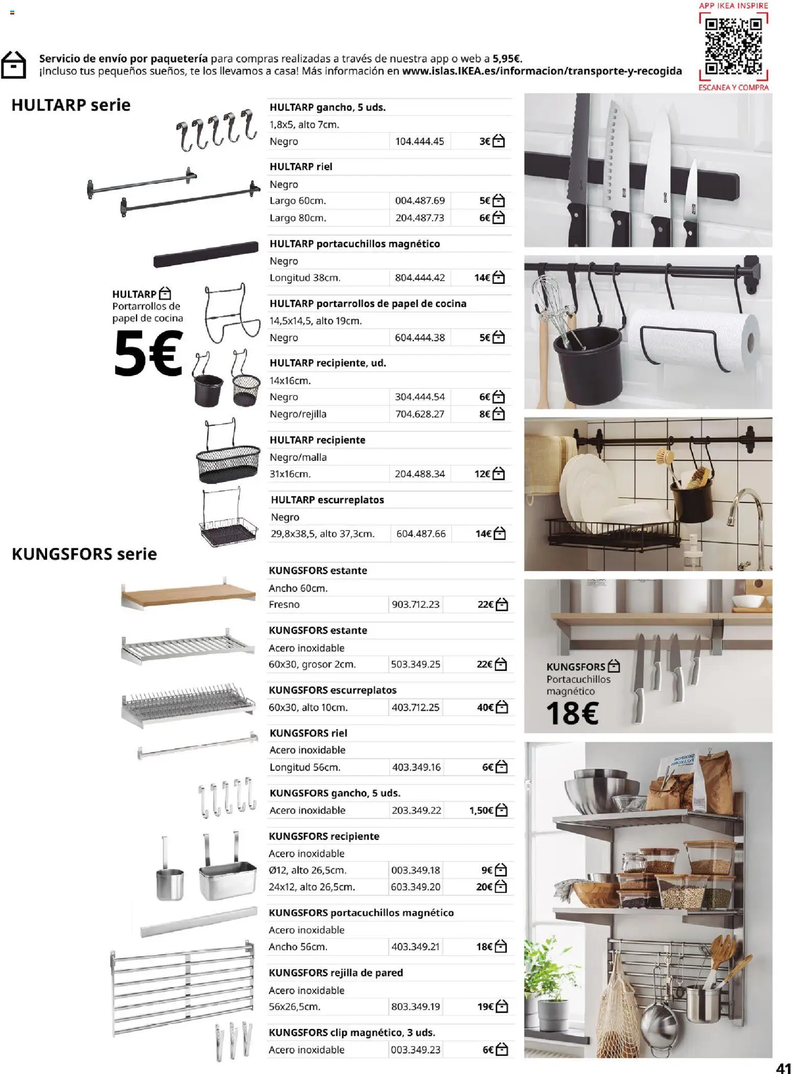 Catálogo IKEA Cocinas │ válido desde el 01.02.2026 | Página: 41 | Productos: Té, Cocina, Estante