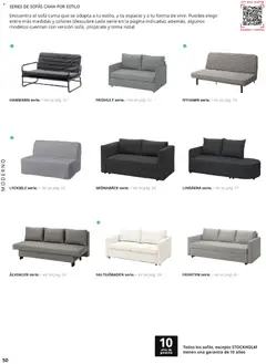 Vista previa Catálogo IKEA Sofás válido desde el 07.05.2026 | Página: 50 | Productos: Sofá cama, Cama, Sofá