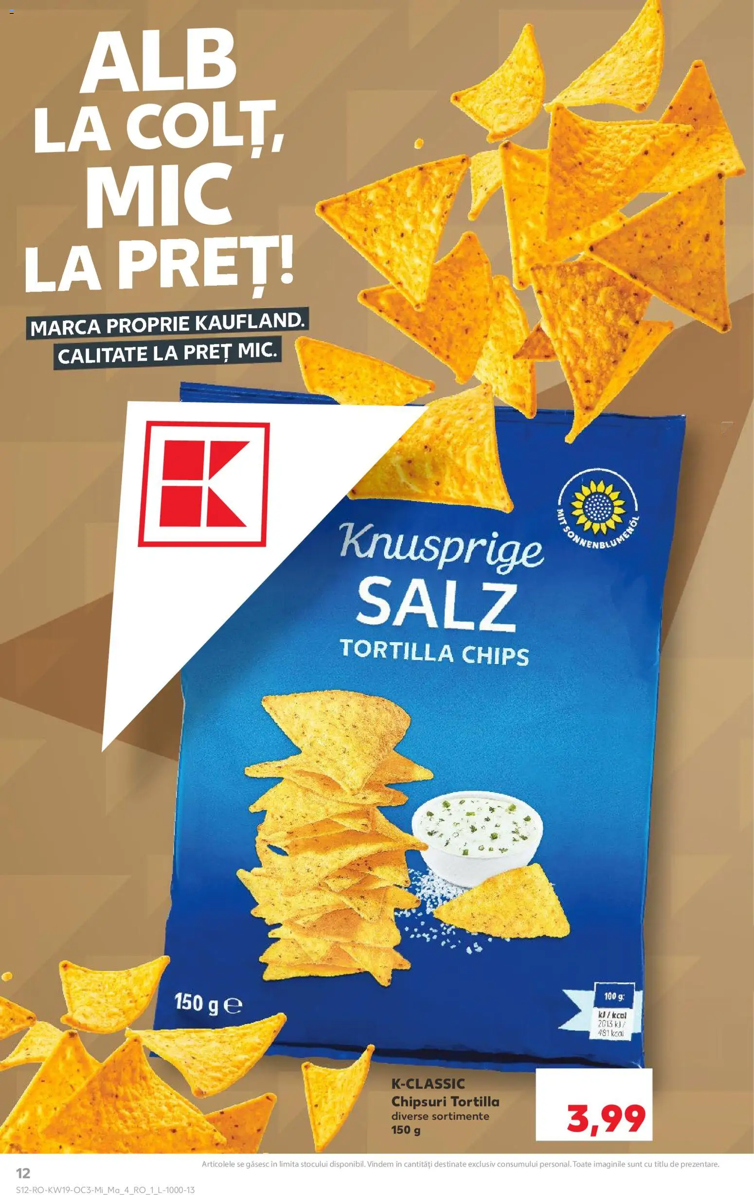 Noul catalog Kaufland – valabil de la 06.05.2026 | Pagină: 12 | Produse: Chipsuri