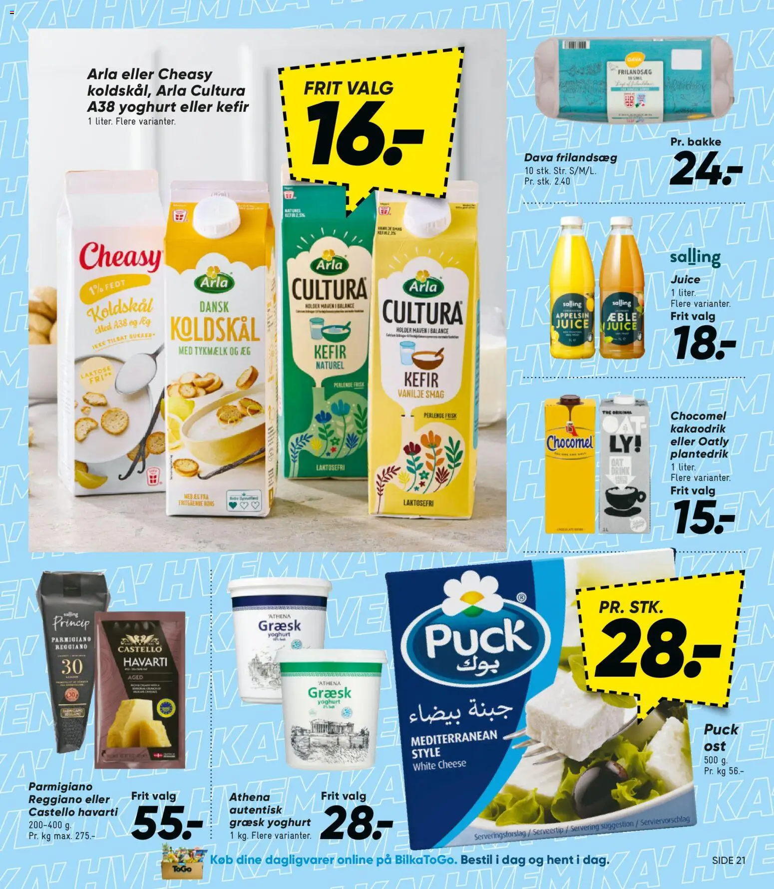 Bilka tilbudsavis – gyldig fra 05.06.2026 | Side: 30 | Produkter: Yoghurt, Æg, Juice, Koldskål