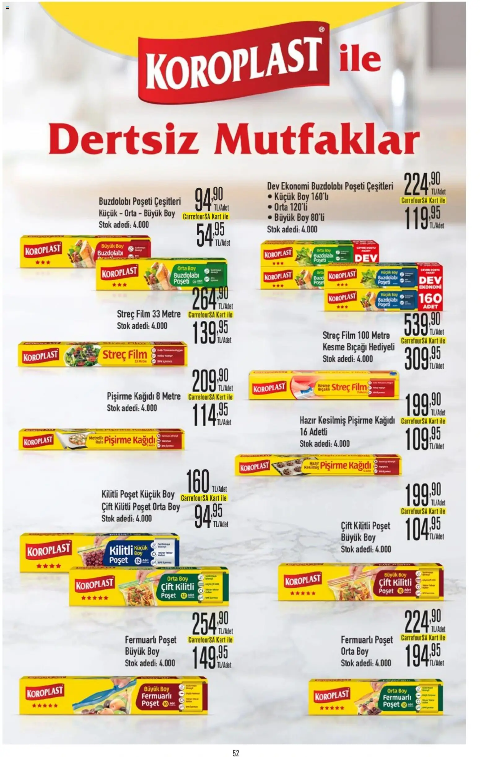 CarrefourSA Katalog - 18.05.2026 tarihinden itibaren geçerlidir | Sayfa: 52 | Ürünler: Buzdolabı