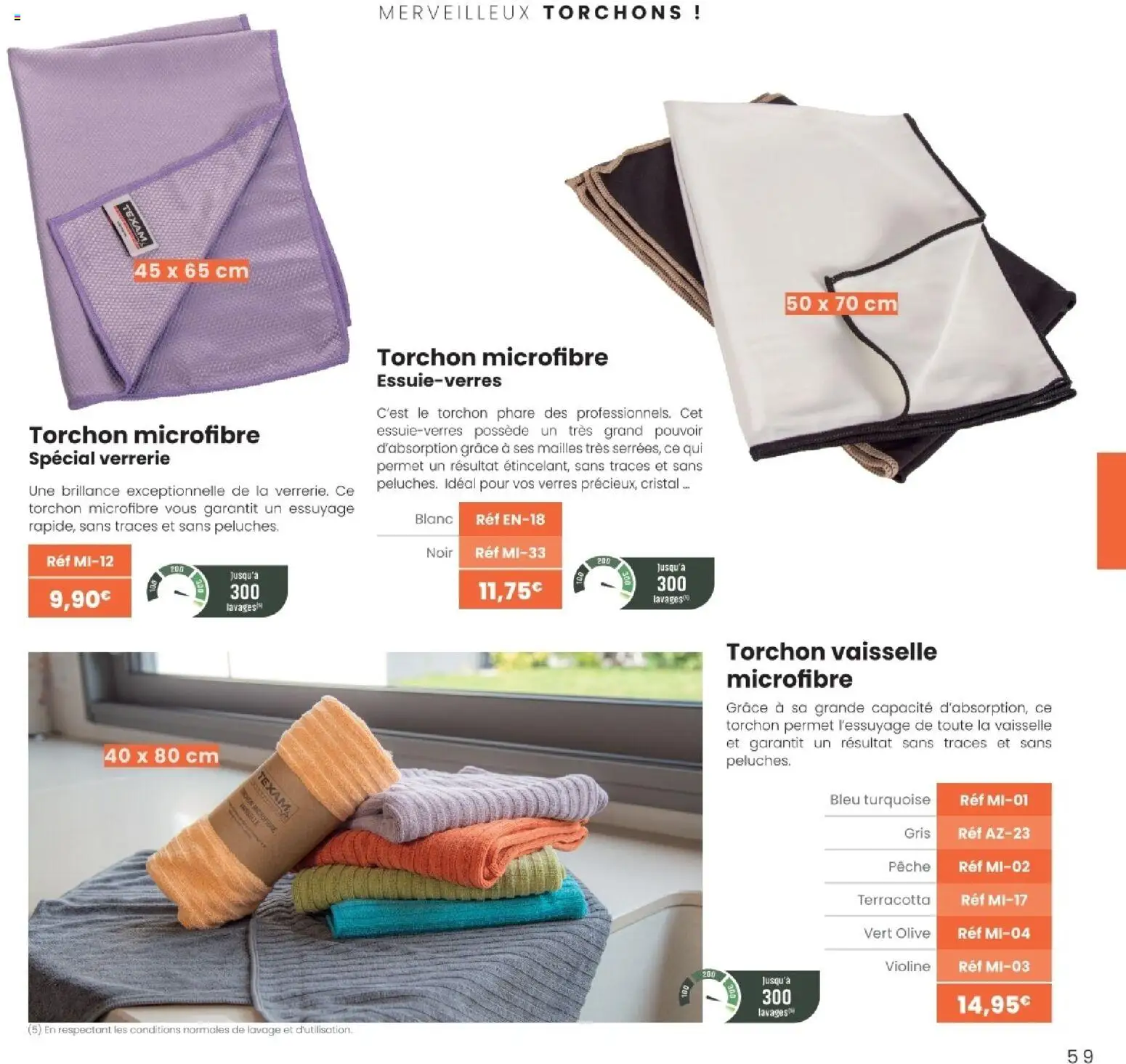 {H1} | Page: 59 | Produits: Torchon, Olive, Pêche