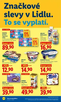 Náhled letáku MILKA Choco Snack, 4 x 27 g, 100 g = 36,94 Kč od 07.09.2026 | Strana: 22 | Produkty: Milka, Cheesecake, Jogurtový nápoj, Kinder