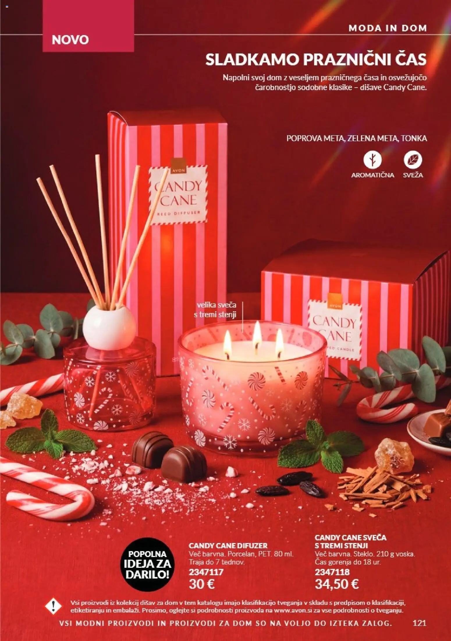 Novi Avon katalog ponudbe – veljaven od 01.11.2026 | Stran: 121 | Izdelki: Sveča, Zelena