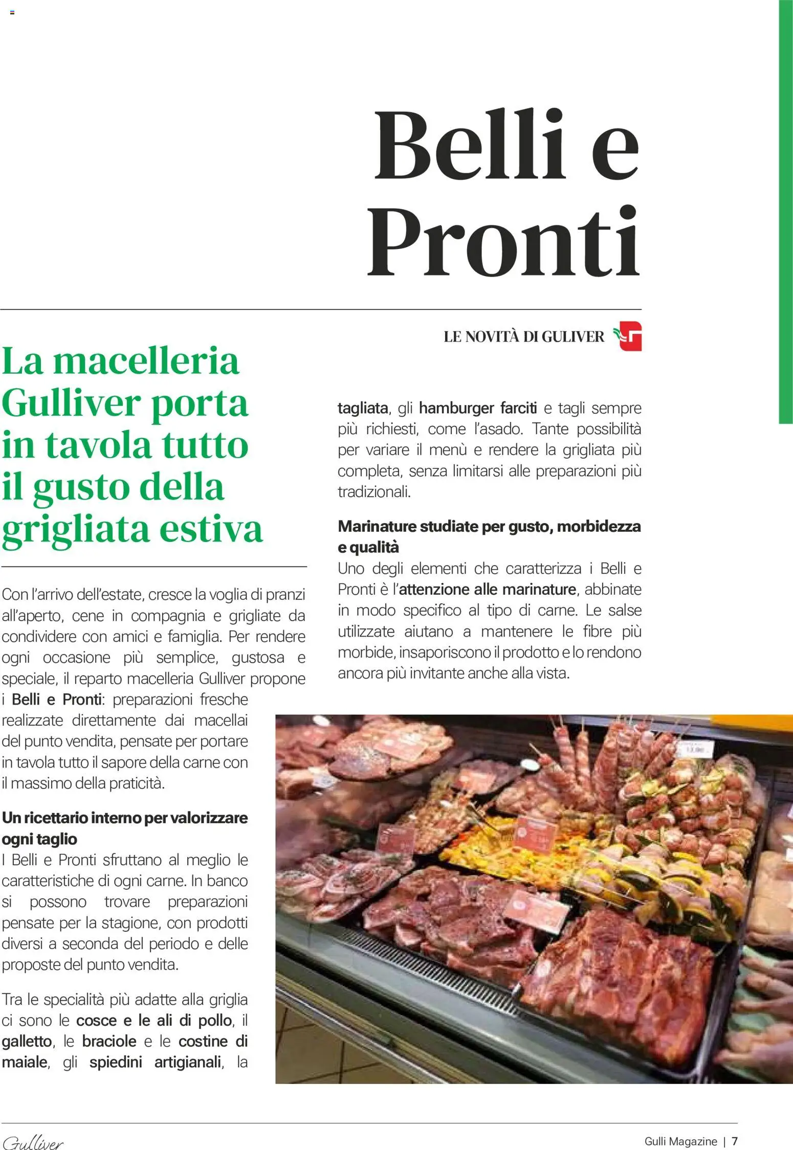 Volantino Gulliver del 01/07/2026 | Pagina: 6 | Prodotti: Griglia, Hamburger, Spiedini