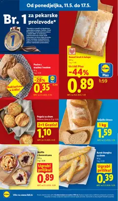 Domaći kruh iz kalupa, 600 g - Pregled kataloga iz trgovine Lidl, vrijedi od 11.05.2026 | Stranica: 4