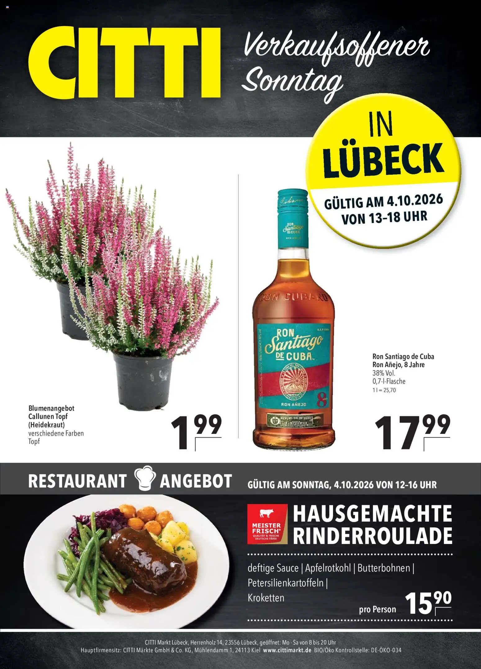 CITTI Markt Sonntags-Angebote in Lübeck – gültig ab 04.10.2026 | Seite: 2 | Produkte: Uhr