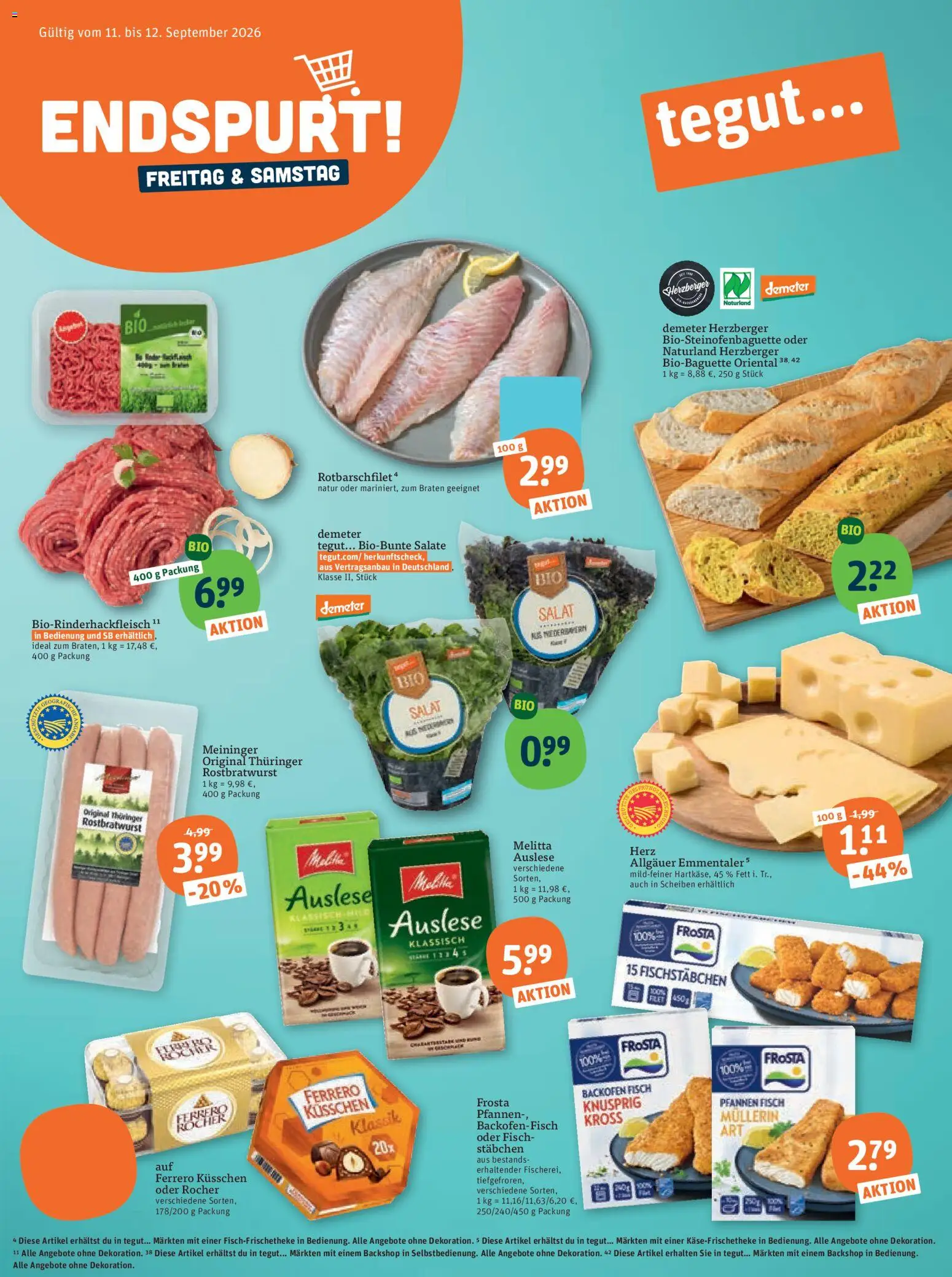 Tegut Prospekt – gültig ab 07.09.2026 | Seite: 1