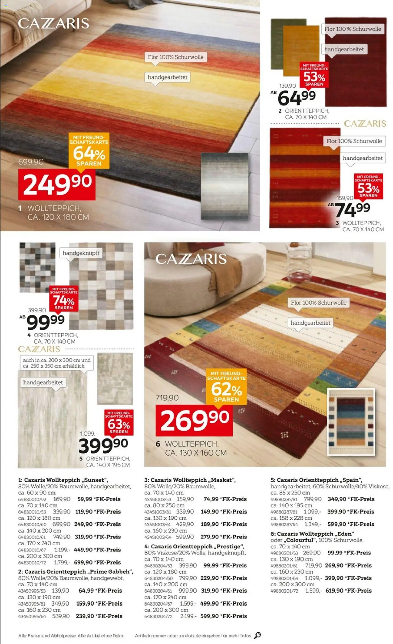 XXXLutz Bis Zu 71% auf Haushalt – gültig ab 29.08.2026 | Seite: 4 | Produkte: Orientteppich