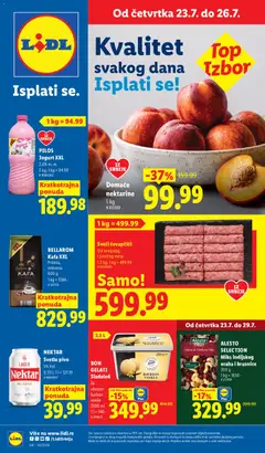 Lidl katalog - pregled Lidl kataloga - važi od 23.07.2026