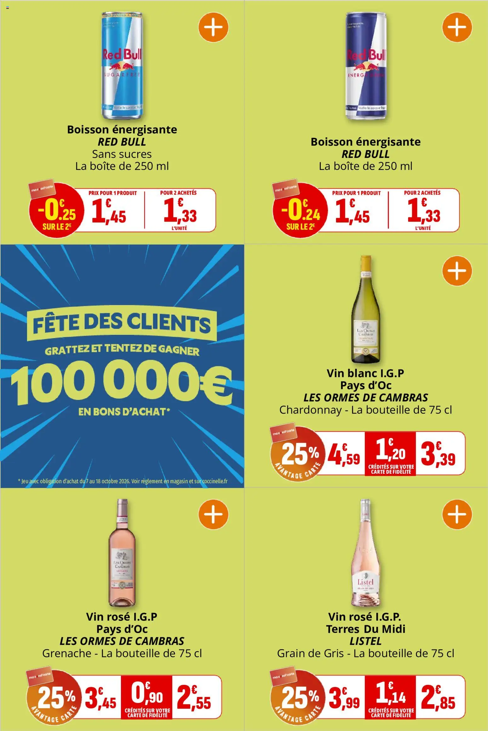 {H1} | Page: 24 | Produits: Boisson, Vin rosé, Red bull, Boisson énergisante