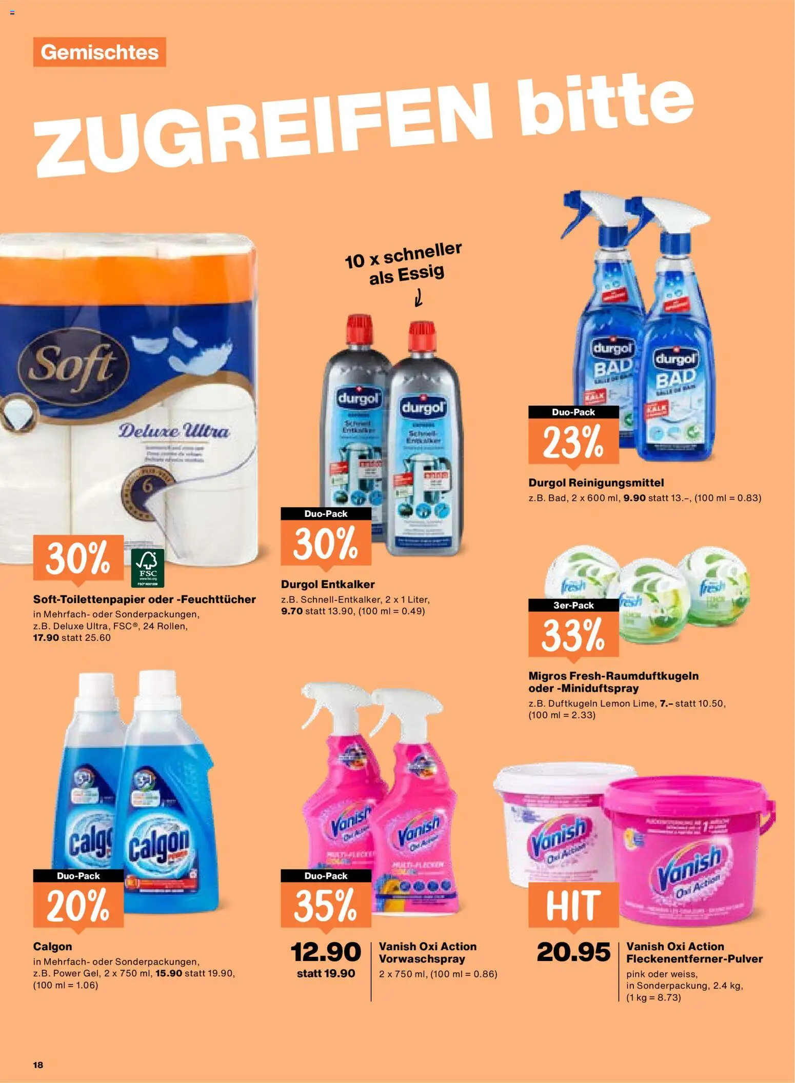 Migros aktionen – gültig ab 16.07.2026 | Seite: 18