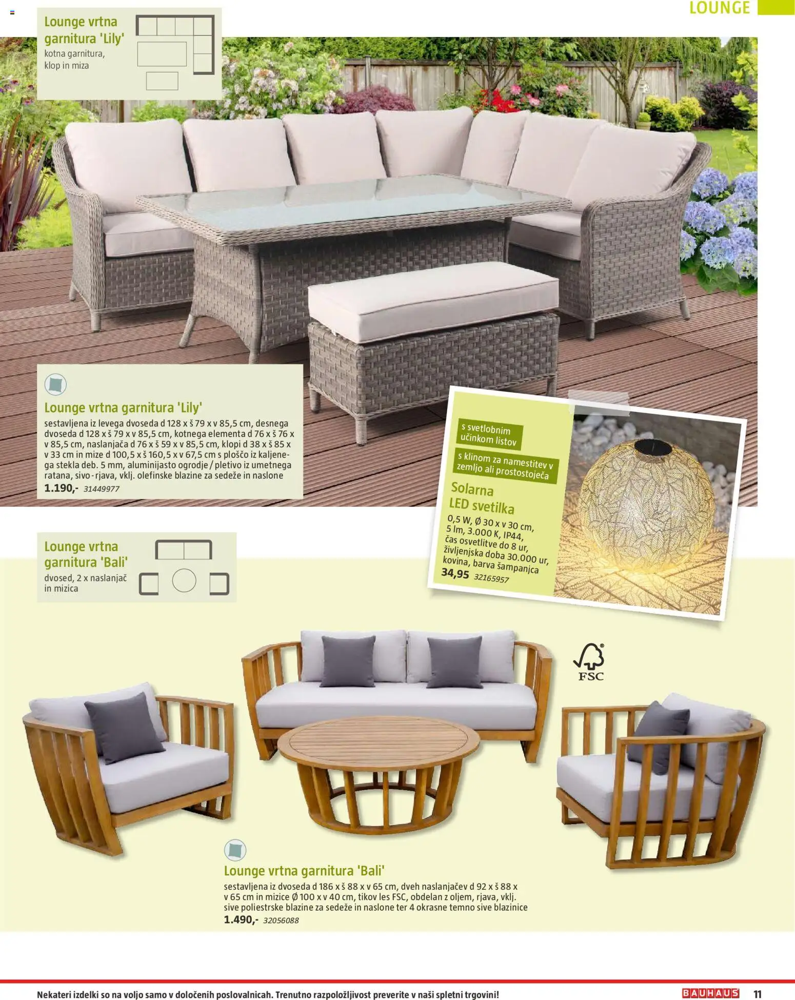 Novi Bauhaus katalog ponudbe – veljaven od 28.09.2026 | Stran: 11 | Izdelki: Led svetilka, Naslanjač, Svetilka, Barva