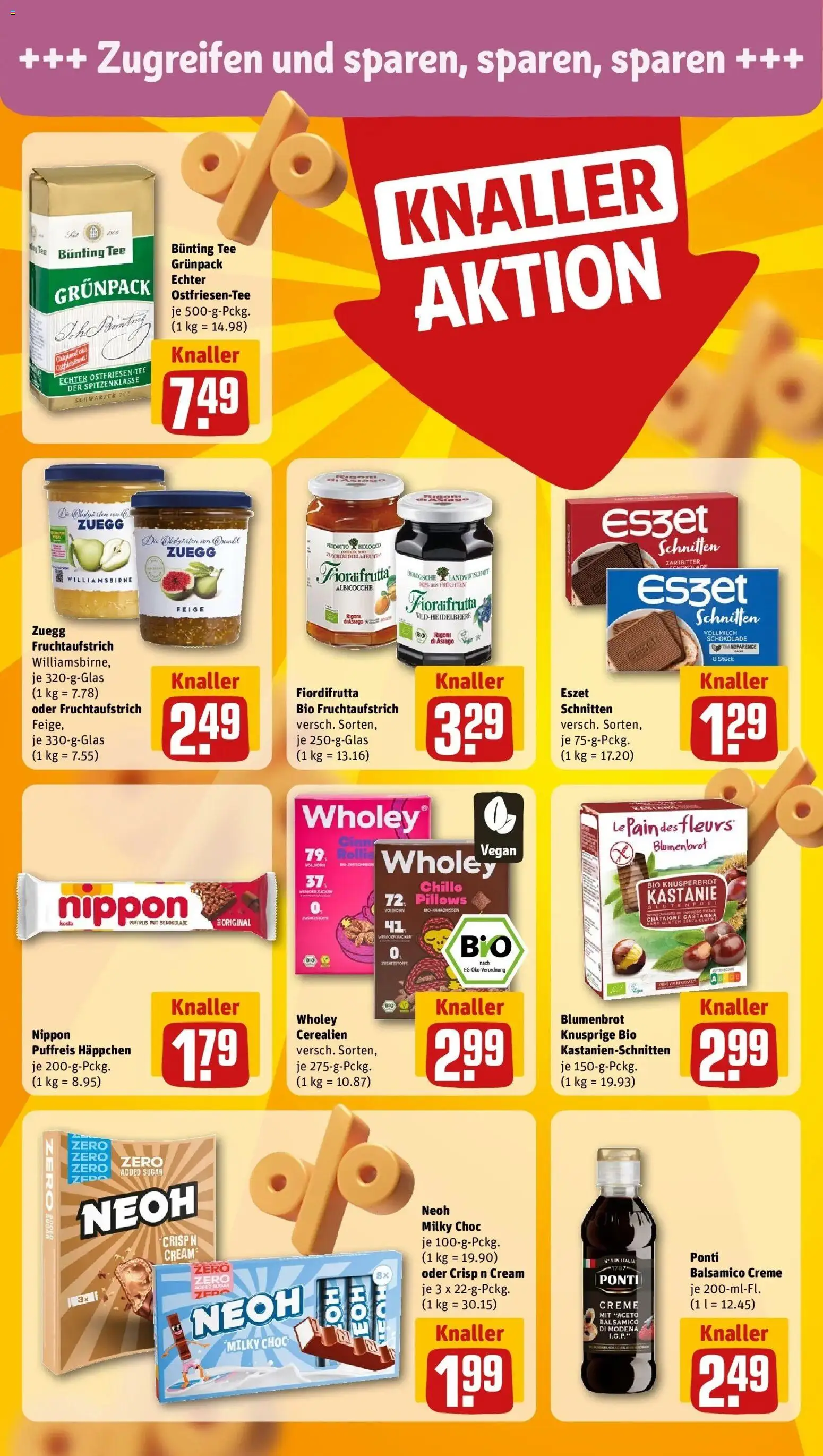 REWE Prospekt ab 31.08.2026 zum Blättern » Angebote | Seite: 16 | Produkte: Schokolade, Balsamico, Creme, Tee