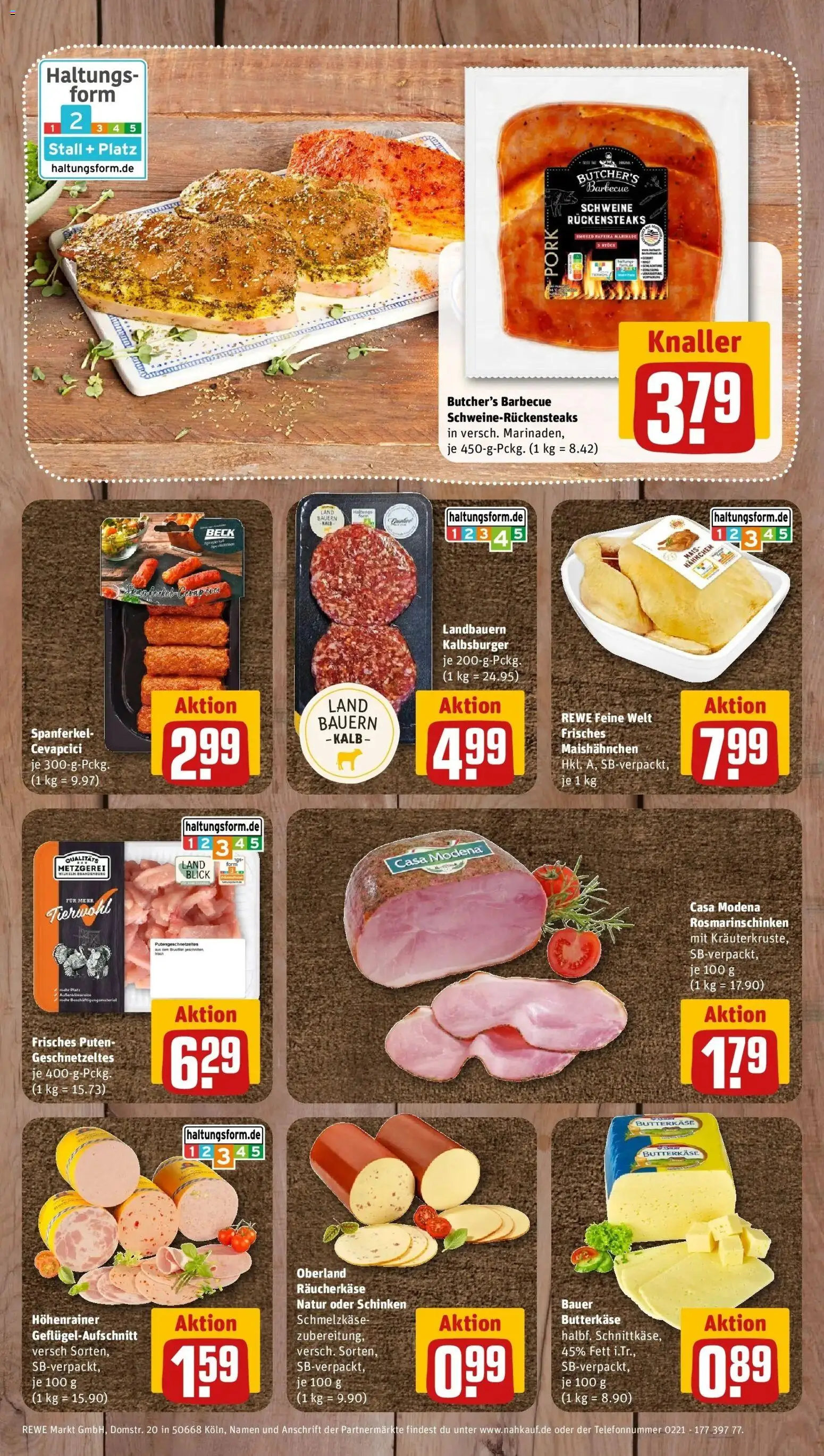 REWE Prospekt ab 07.09.2026 zum Blättern » Angebote | Seite: 10 | Produkte: Mais, Tür, Cevapcici, Schinken