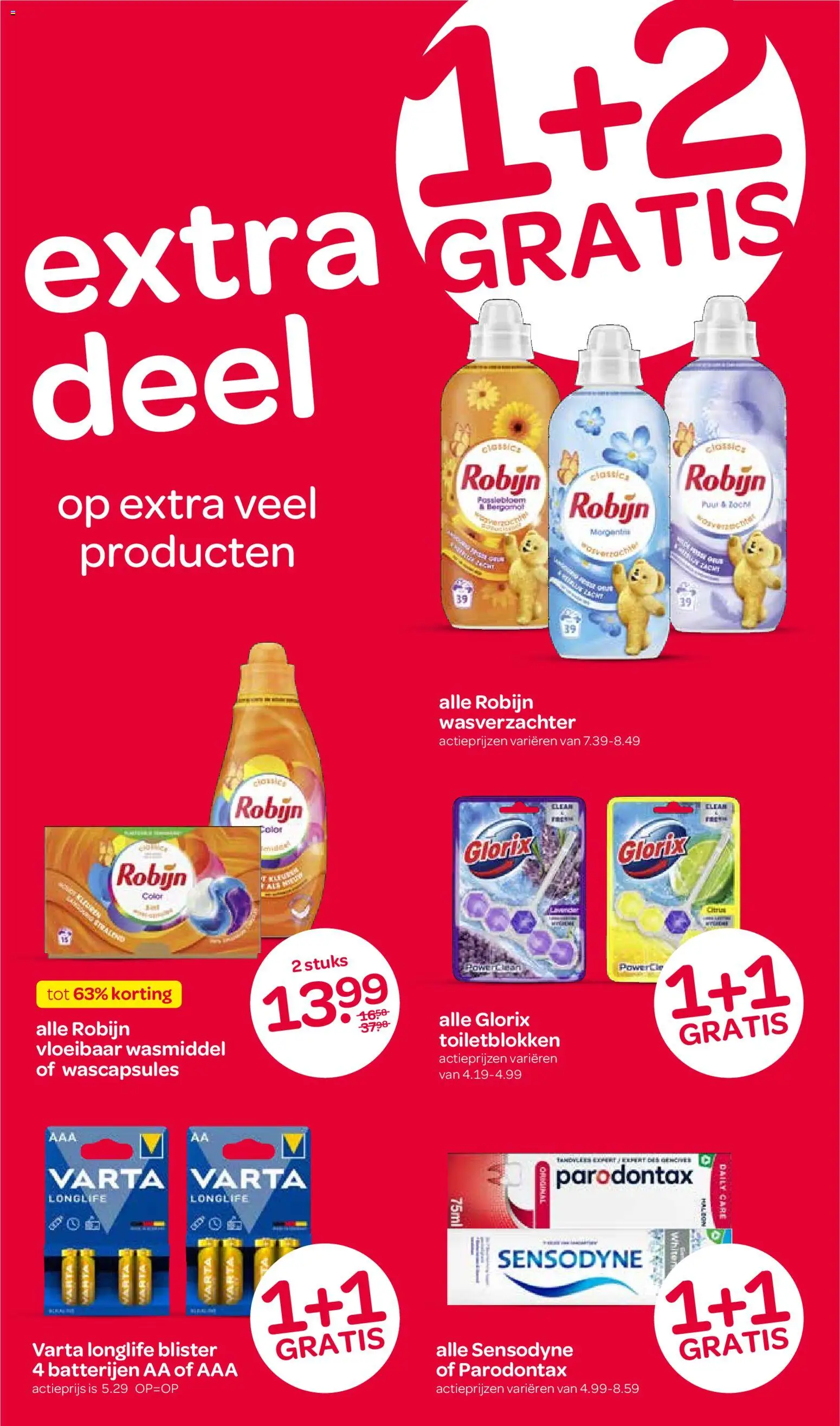{H1} | Pagina: 5 | Producten: Vloeibaar wasmiddel, Wasmiddel, Wascapsules, Batterijen