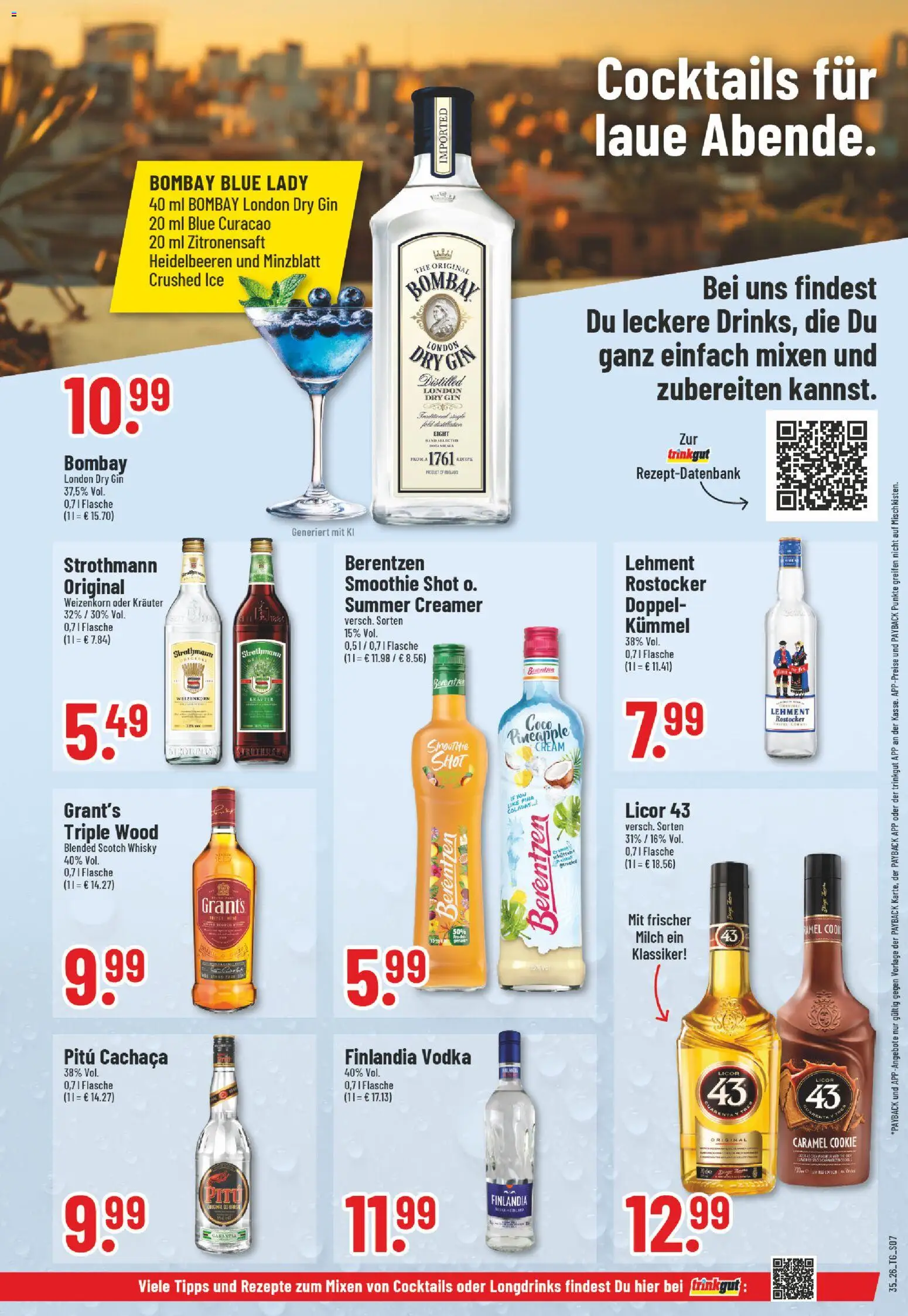 Trinkgut Prospekt – gültig ab 24.08.2026 | Seite: 9 | Produkte: Whisky, Milch, Vodka, Berentzen