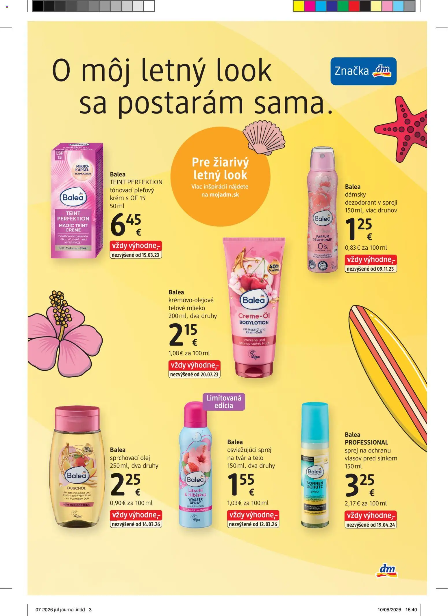 Nové dm drogerie akcie – leták je platný od 01.07.2026 | Strana: 3