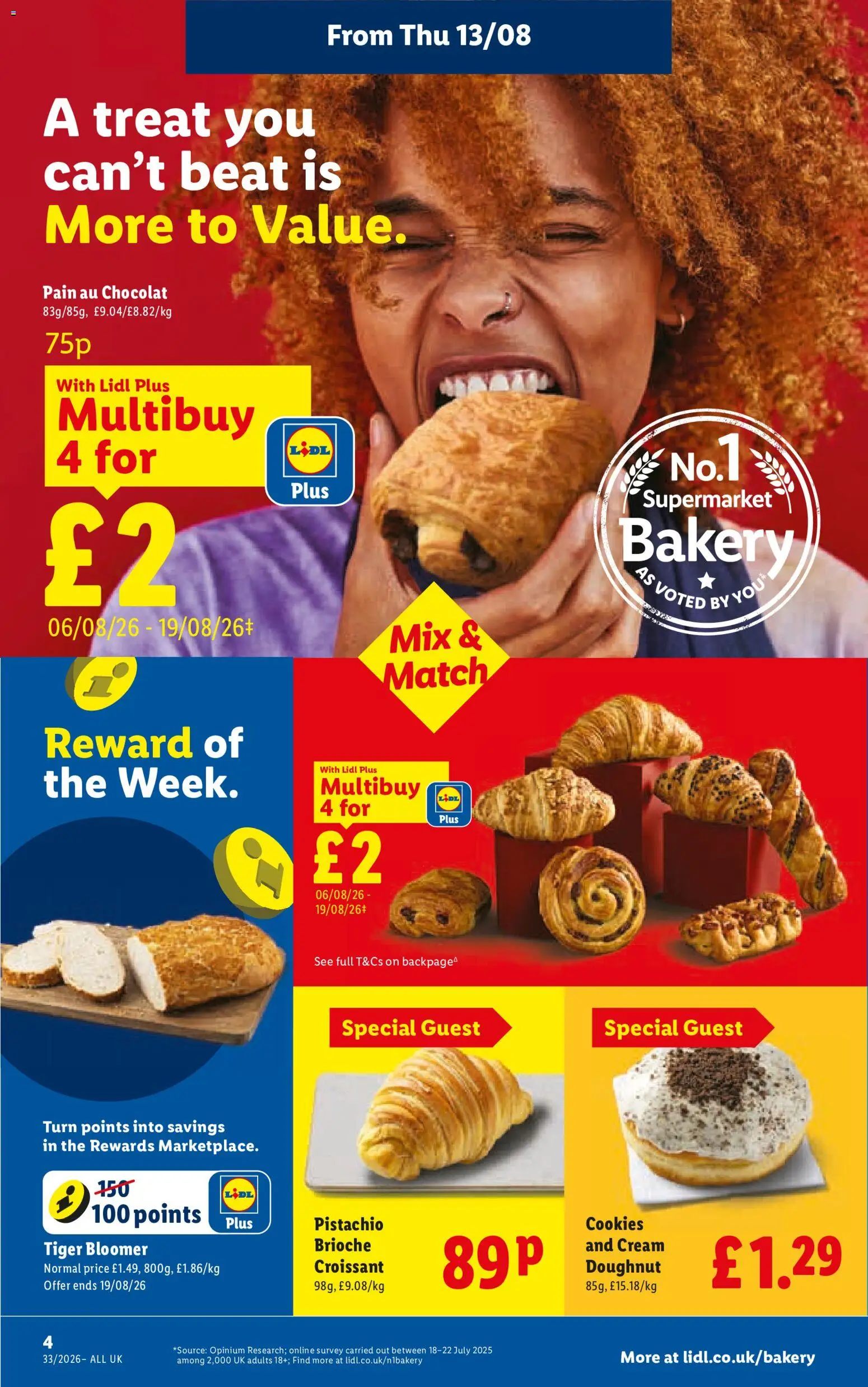 {H1} | Page: 4 | Products: Cookies, Croissant, Brioche, Bakery