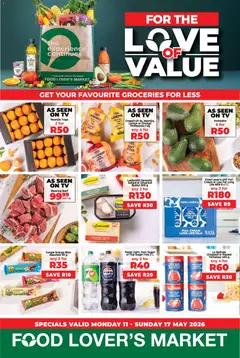 Food Lover's Market specials catalogue – valid from 11.05.2026