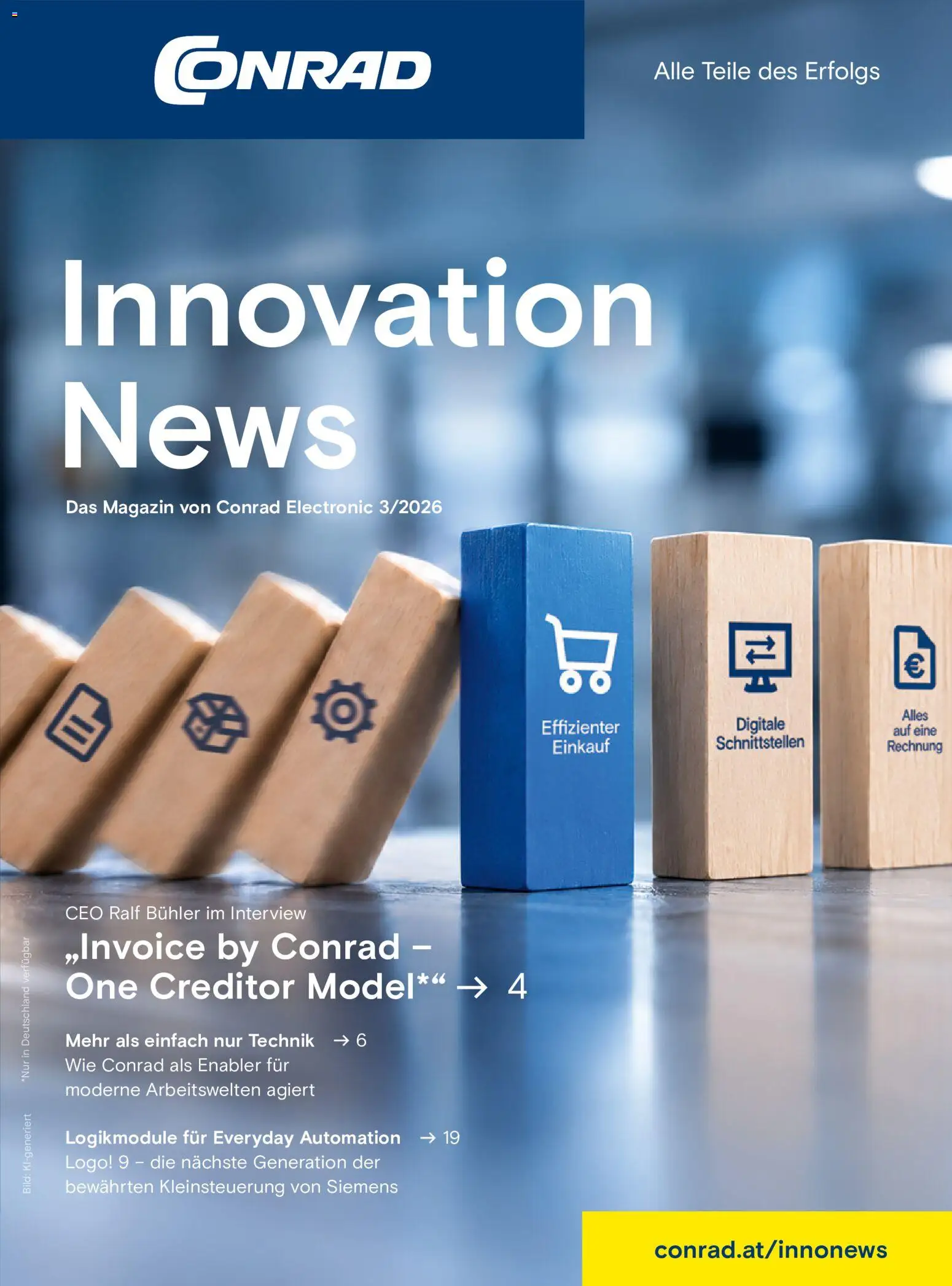 Conrad Innovation News gültig ab 05.10.2026 | Seite: 1 | Produkte: Magazin