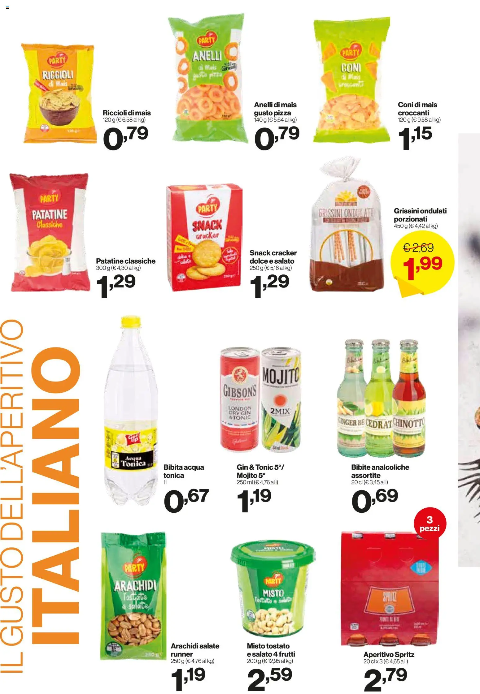 Volantino IN's del 20.05.2026 | Pagina: 14 | Prodotti: Gin, Patatine, Acqua, Bibita