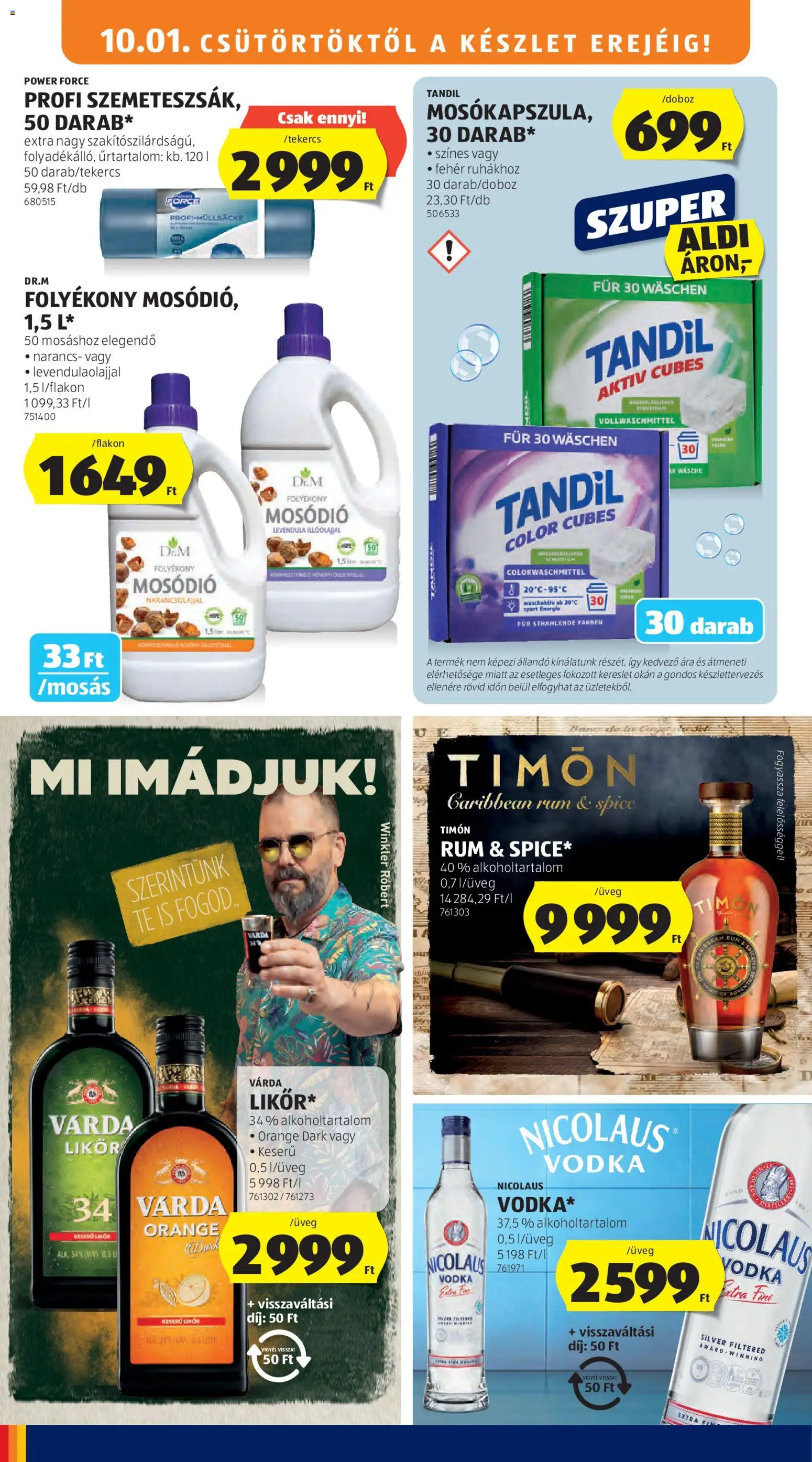 Aldi akciós ujság - amely érvényes a következő dátumtól: 2026.10.01. | Oldal: 20