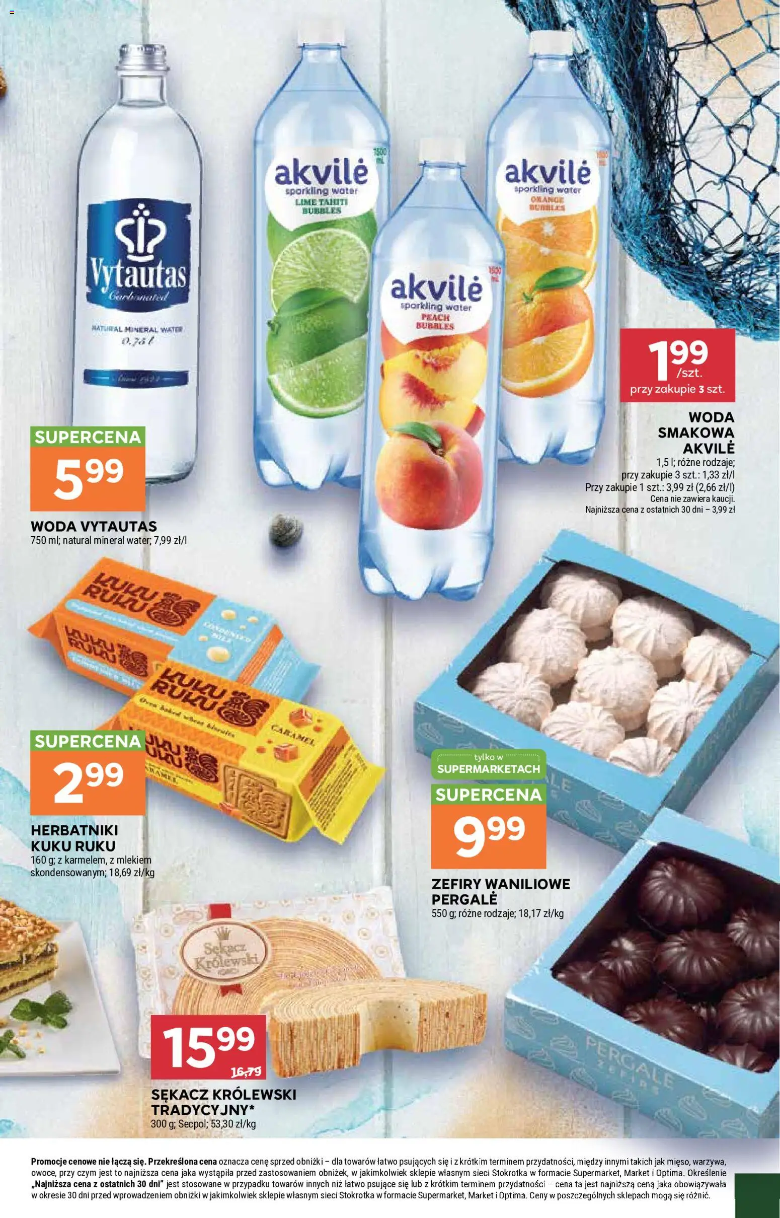 Stokrotka gazetka - Kuchnia Bałtycka od 01.10.2026 | Strona: 6 | Produkty: Stokrotka, Herbatniki, Woda