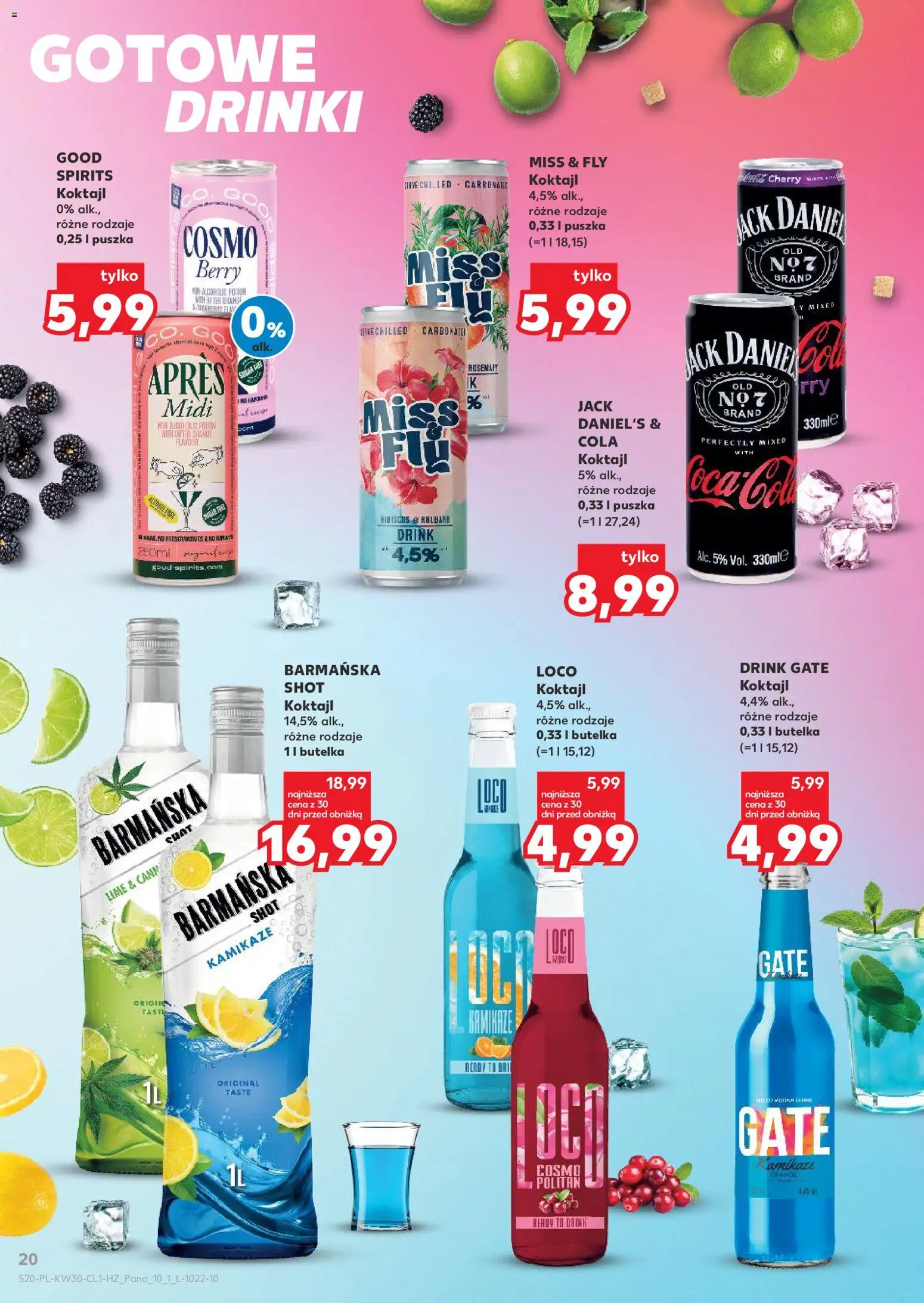 Kaufland Polsko leták - Barek od 23.07.2026 | Strana: 20 | Produkty: Cola